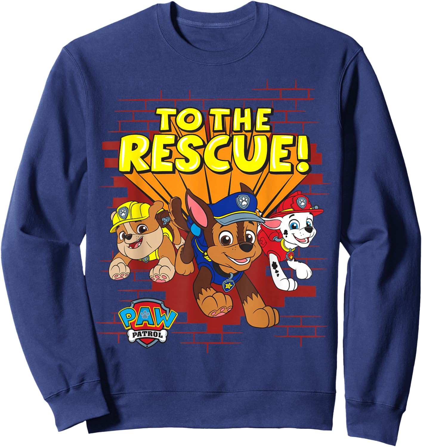 PAW Patrol Group "To The Rescue!" Sweatshirt - Sweatshirt | Navy