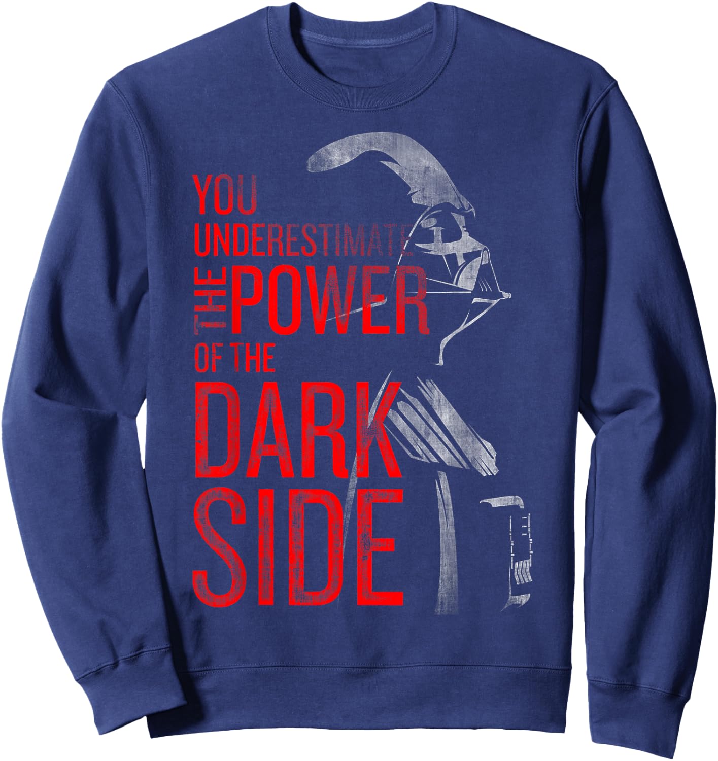 Star Wars Vader You Underestimate The Power Graphic Sweatshirt - Sweatshirt | Navy