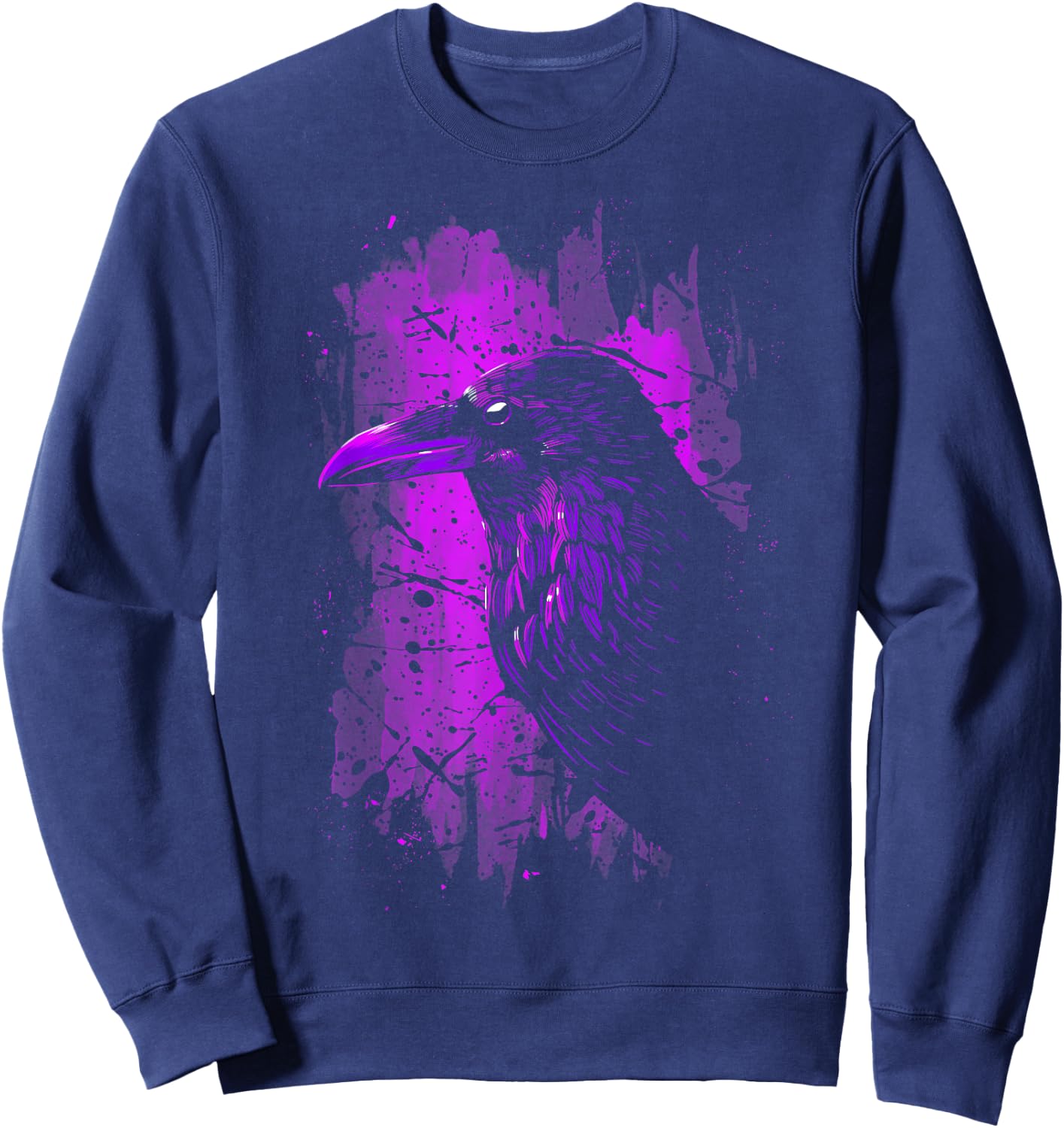 Crow purple colour Sweatshirt - Sweatshirt | Navy