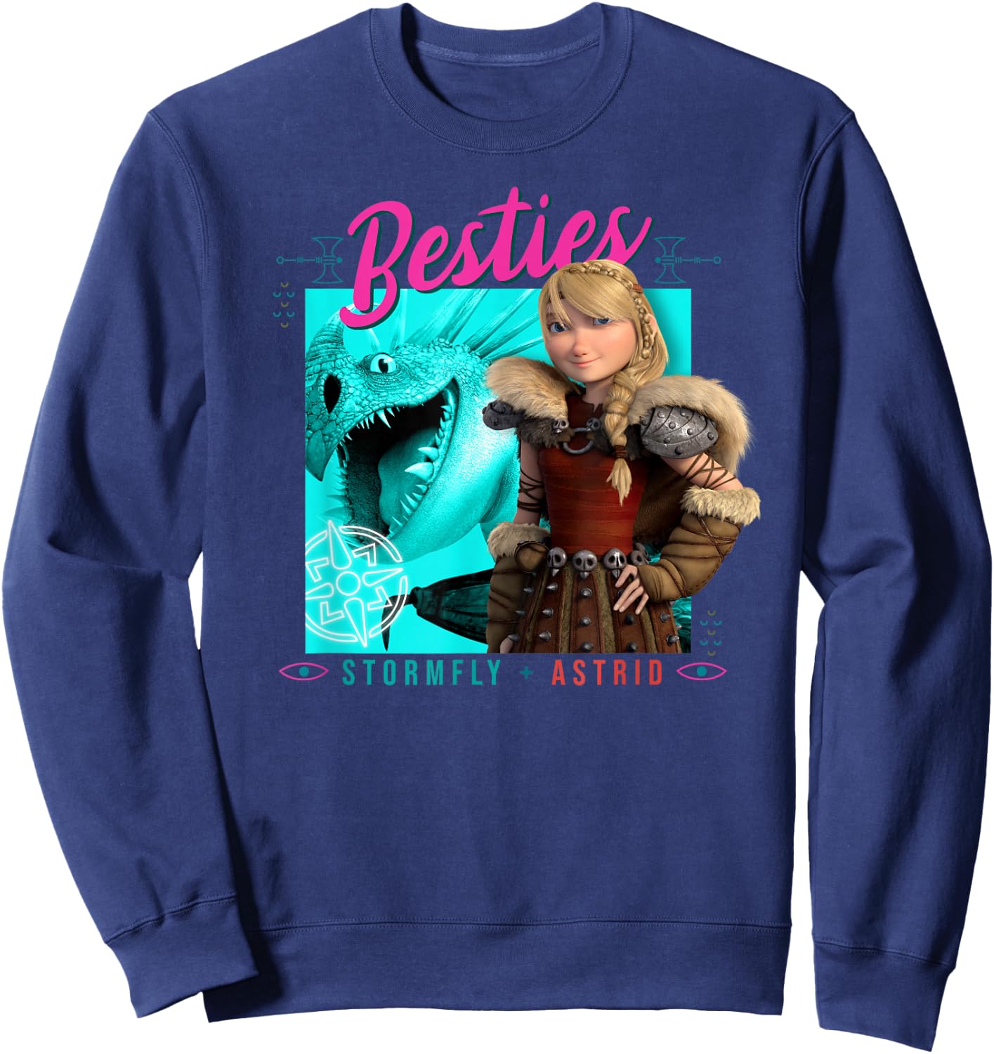 How to Train Your Dragon 3 Hidden World Besties Sweatshirt - Sweatshirt | Navy