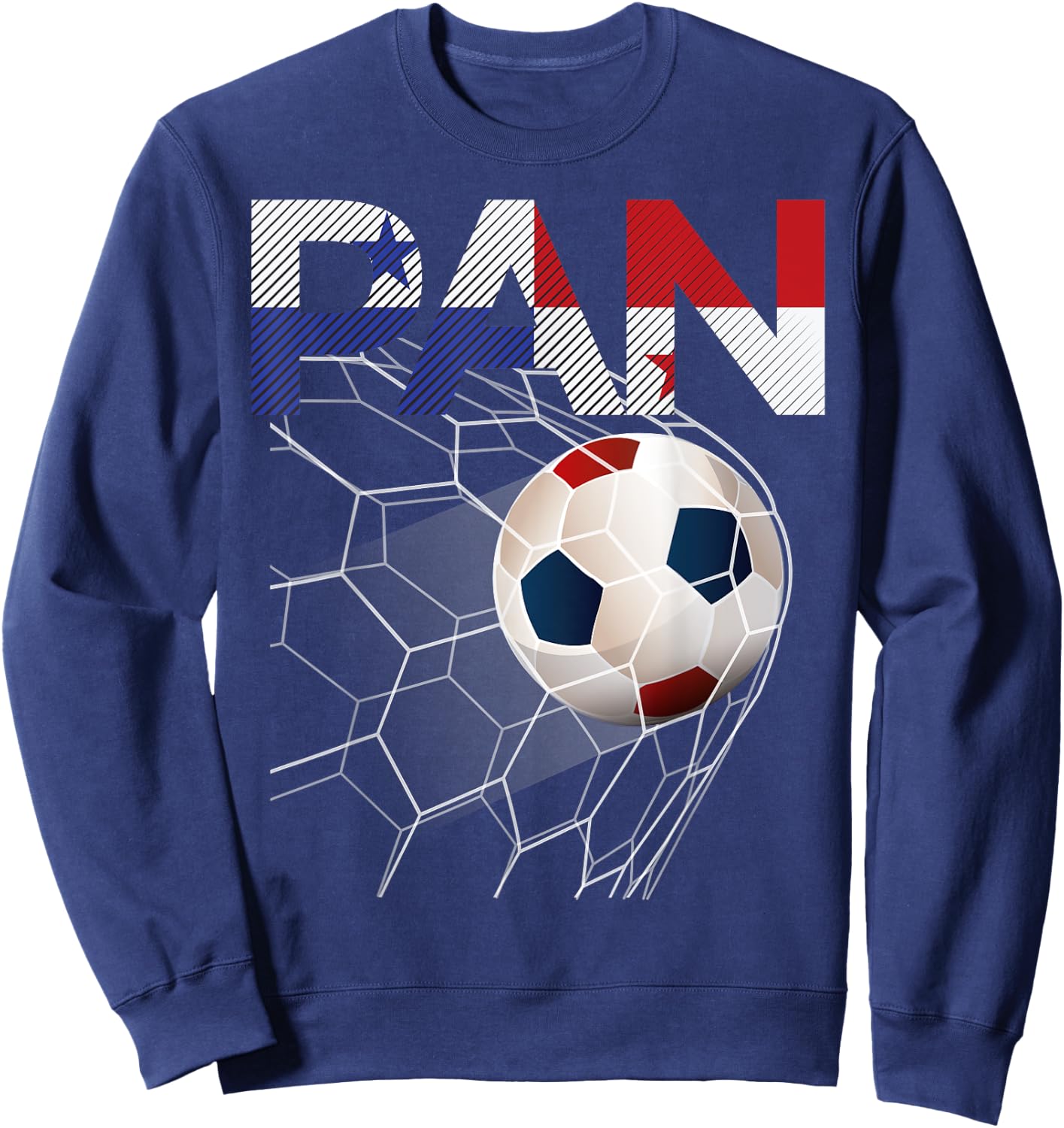 Panama Soccer T Shirt; Soccer T Shirt; Panama Shirt Sweatshirt - Sweatshirt | Navy