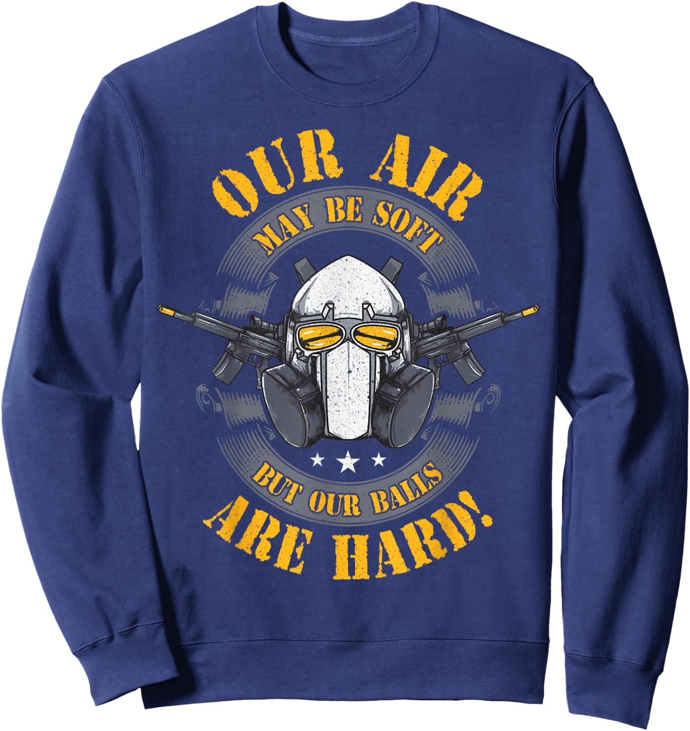 Funny Airsoft Gear Paintball Tactical Player Gift Sweatshirt - Sweatshirt | Navy