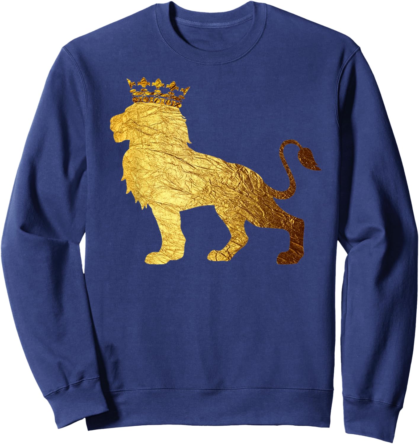 King of the Jungle Crown King Lion & Boys-Cool Lion Sweatshirt - Sweatshirt | Navy