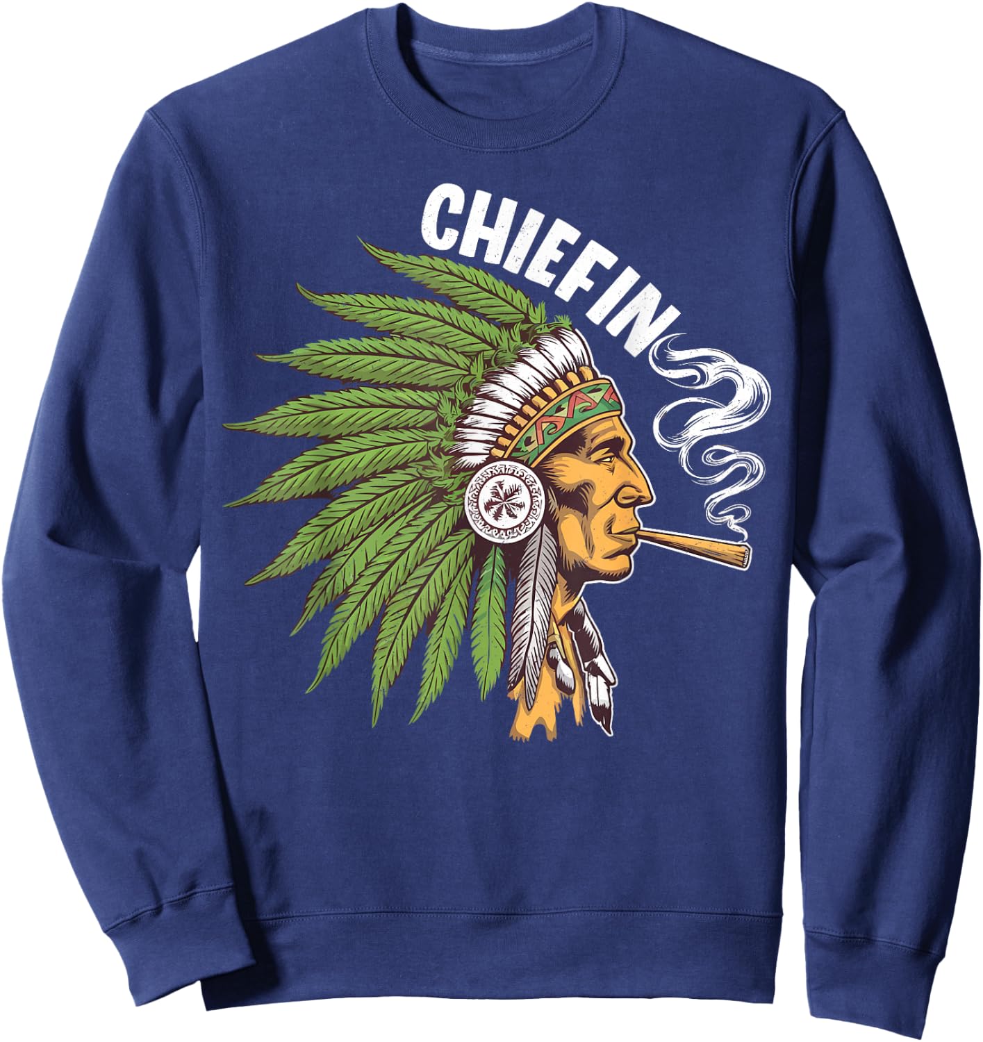 Chiefin Sweatshirt - Sweatshirt | Navy