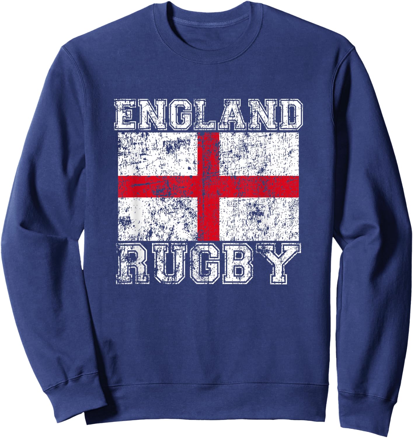 England Rugby Shirt - England Flag England Jersey Men Women Sweatshirt - Sweatshirt | Navy