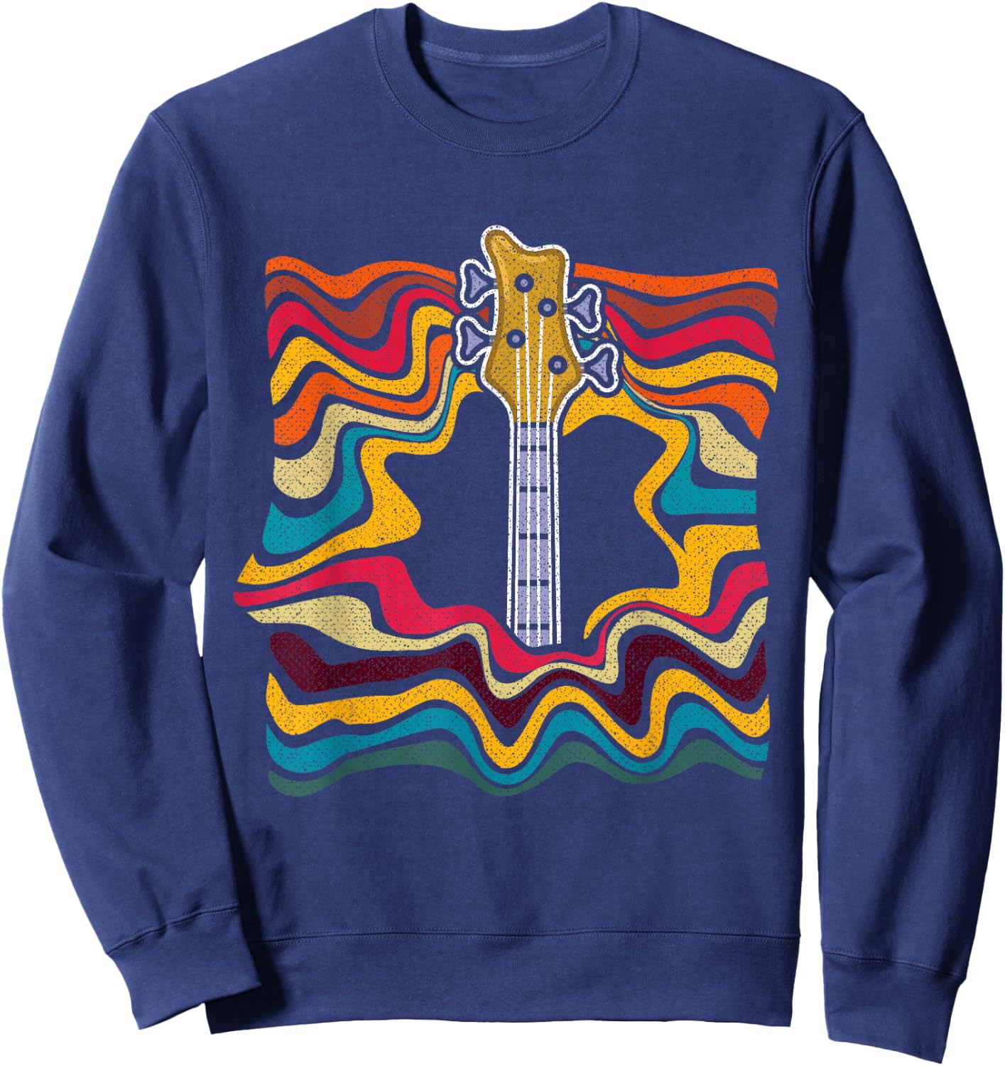 Bass Guitar Sweatshirt - Sweatshirt | Navy