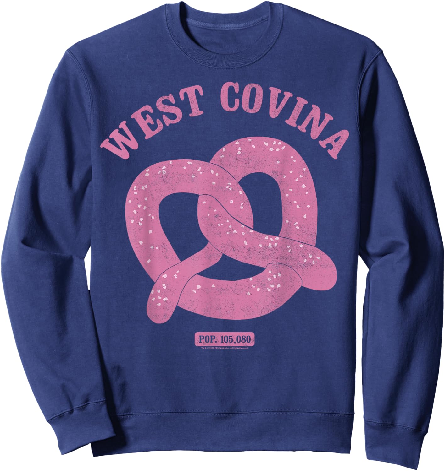 Crazy Ex-Girlfriend West Covina Pretzel Sweatshirt - Sweatshirt | Navy
