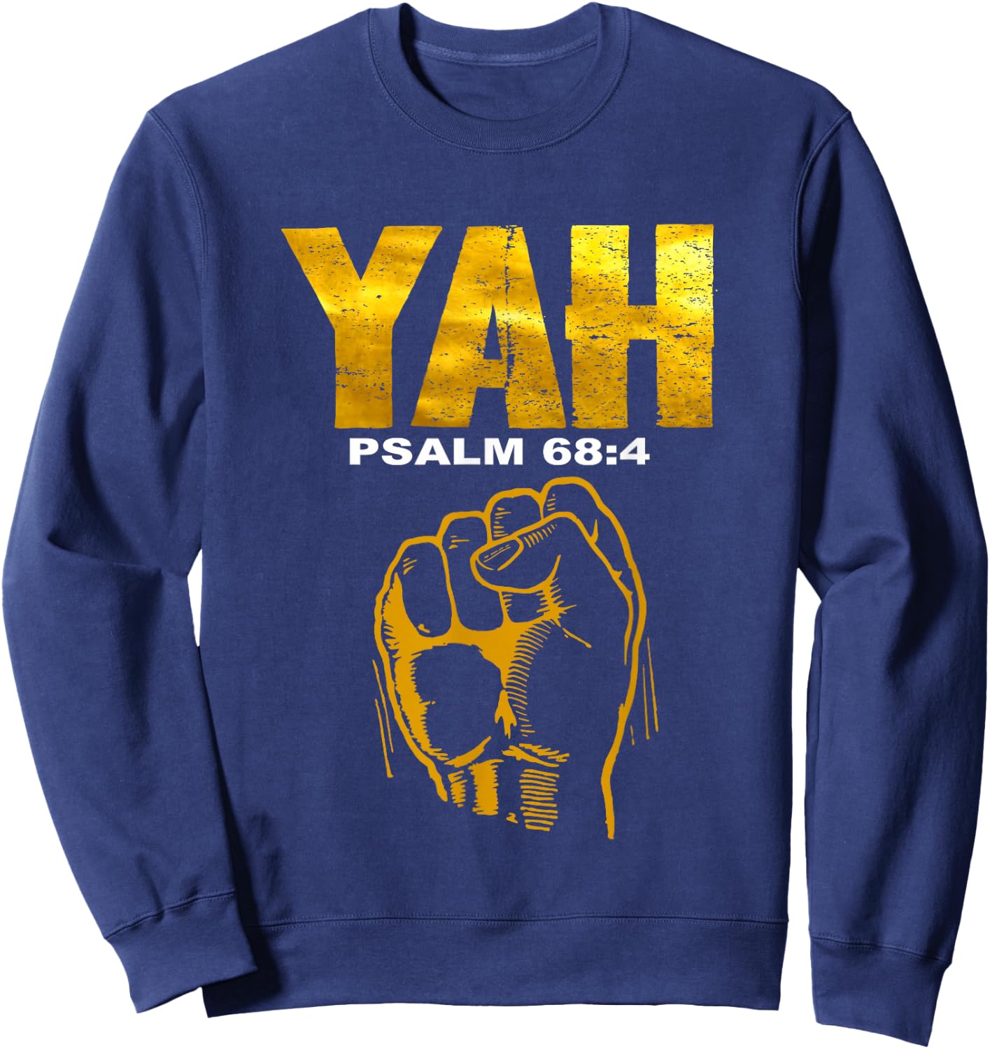 Hebrew Israelite Yah Clothing Yahweh Gift Small Sweatshirt - Sweatshirt | Navy