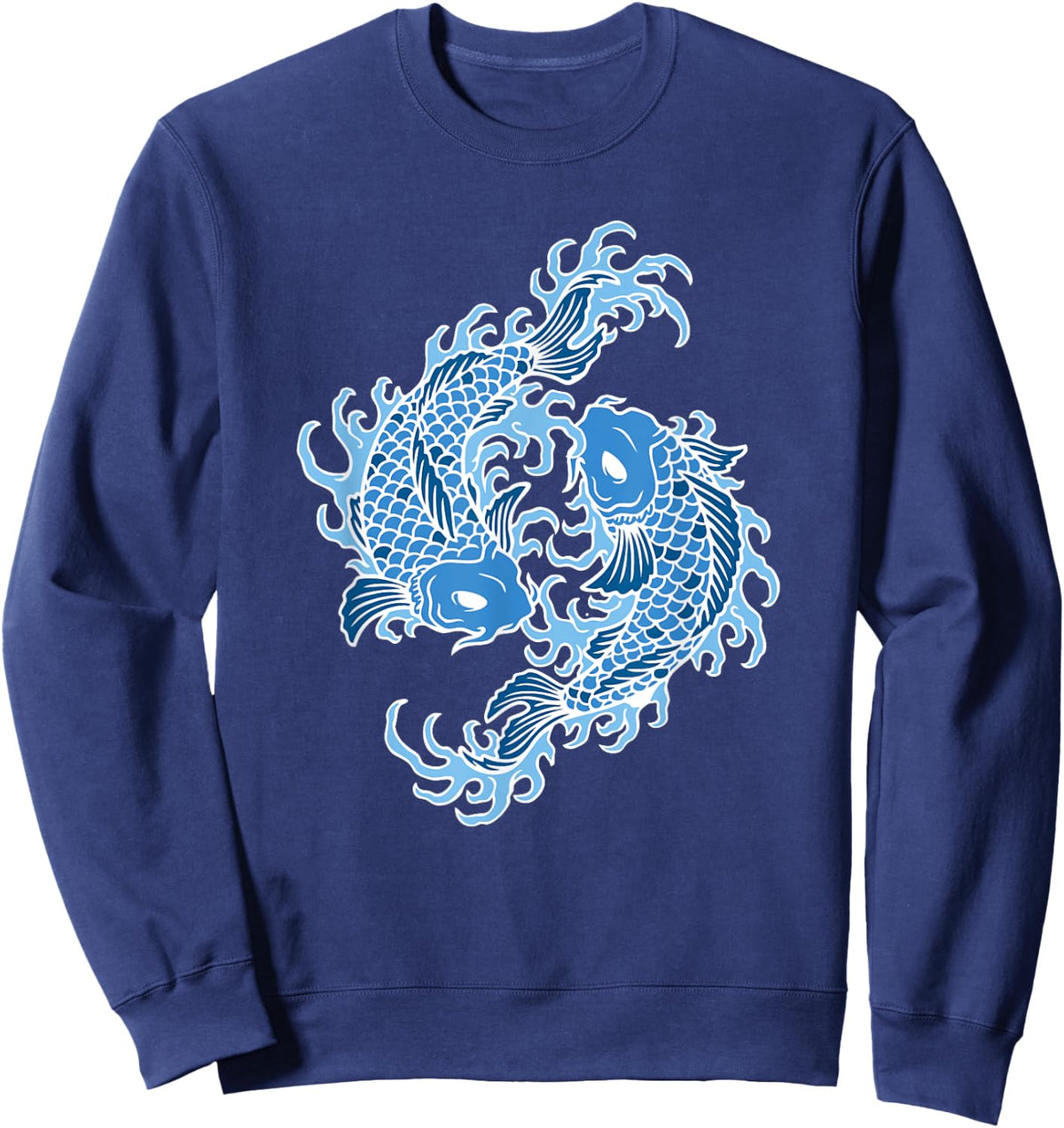 Coy Fish Design , Women & Kids Sweatshirt - Sweatshirt | Navy