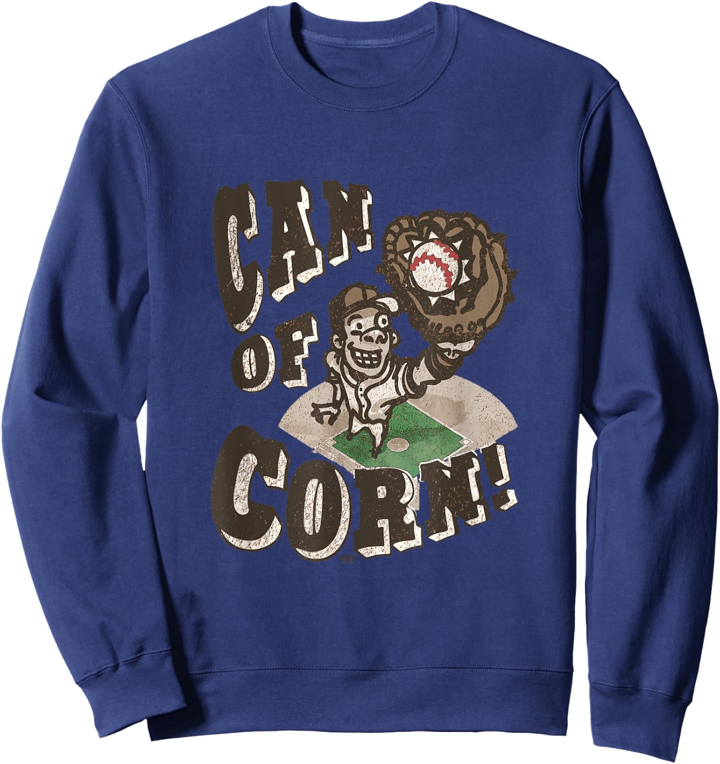 MudgeWare Can of Corn Baseball Sweatshirt - Sweatshirt | Navy