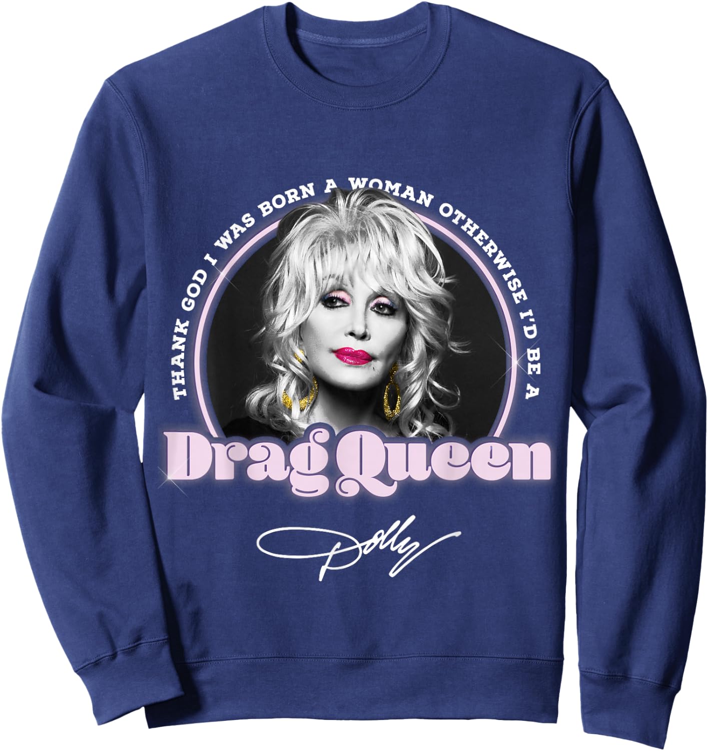 Dolly Parton Drag Queen Sweatshirt - Sweatshirt | Navy