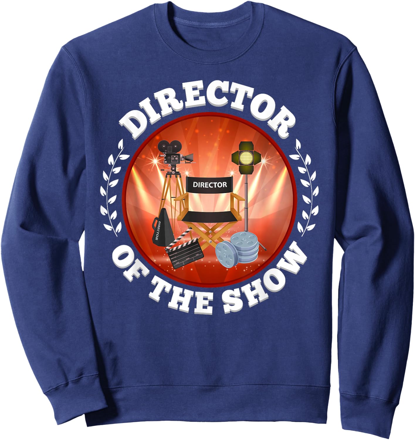 Movie Party Shirt - Movie Night Shirt - Director Sweatshirt - Sweatshirt | Navy