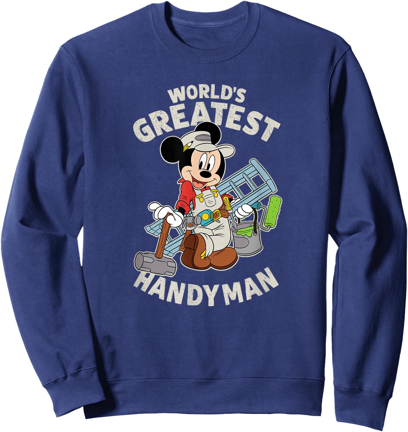 Disney Mickey Mouse "World's Greatest Handyman" Sweatshirt - Sweatshirt | Navy