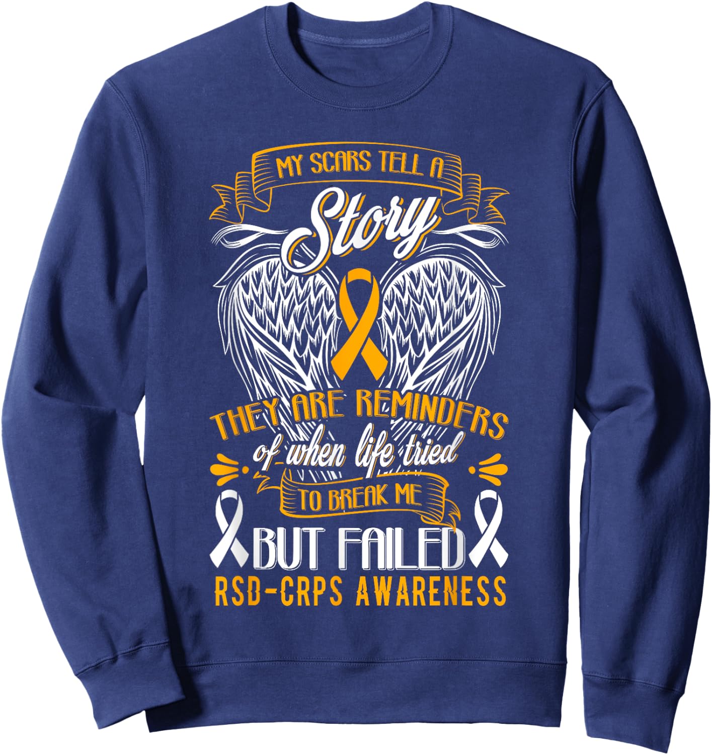 Rsd Crps Awareness Shirt Sweatshirt - Sweatshirt | Navy