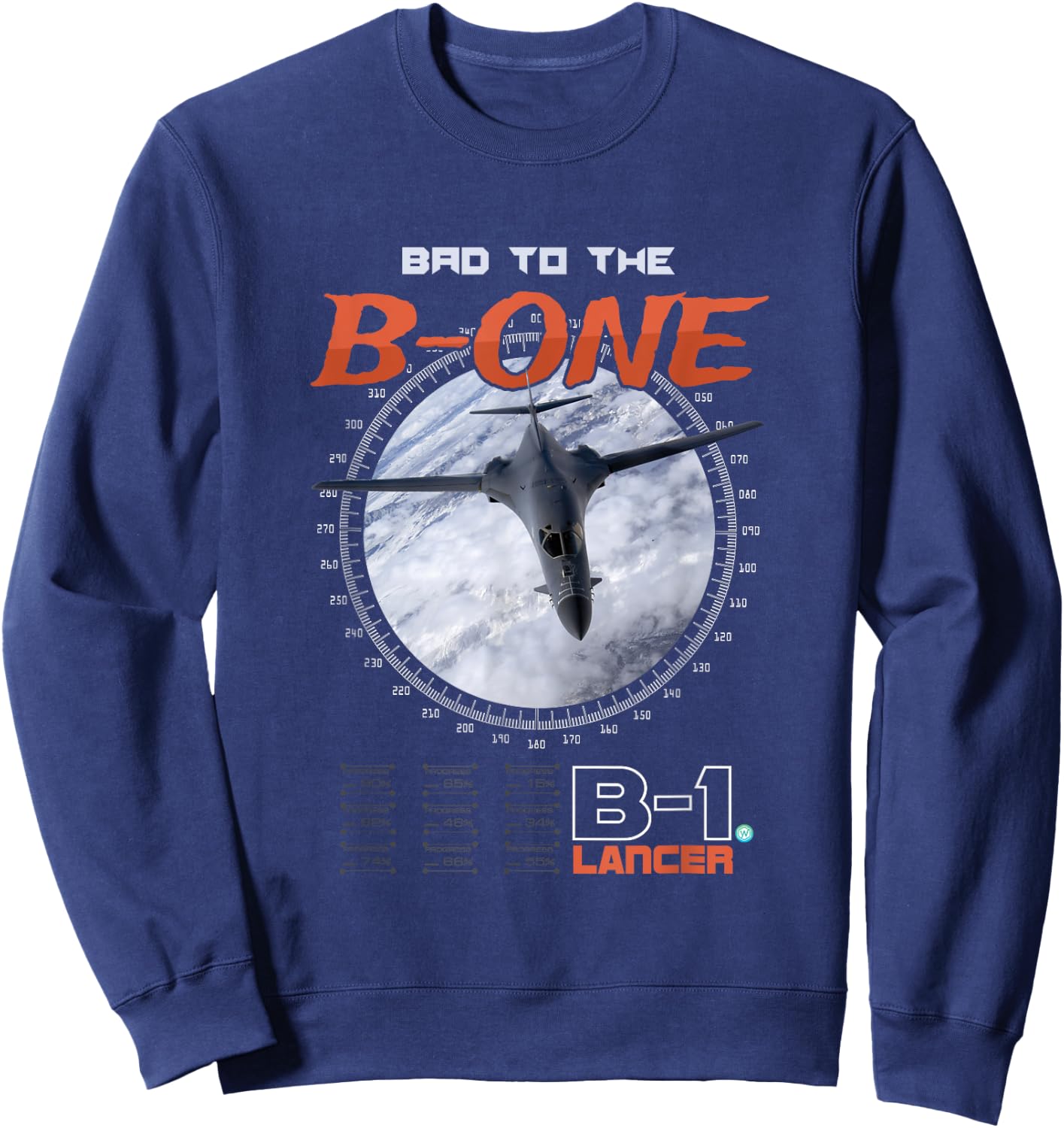 B-1 Lancer Air Force Bomber T shirt Gift Sweatshirt - Sweatshirt | Navy