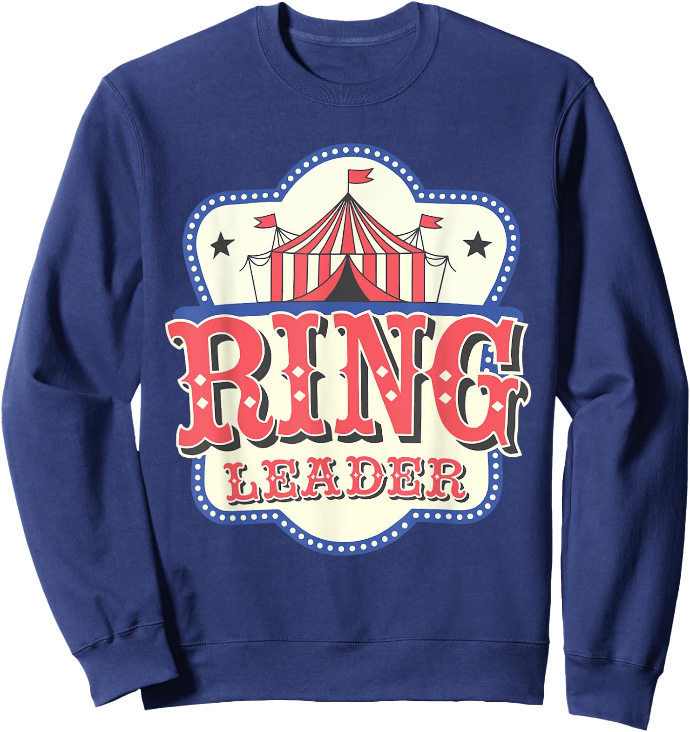 Clown Kids Circus Party Ring Leader Fun Sweatshirt - Sweatshirt | Navy