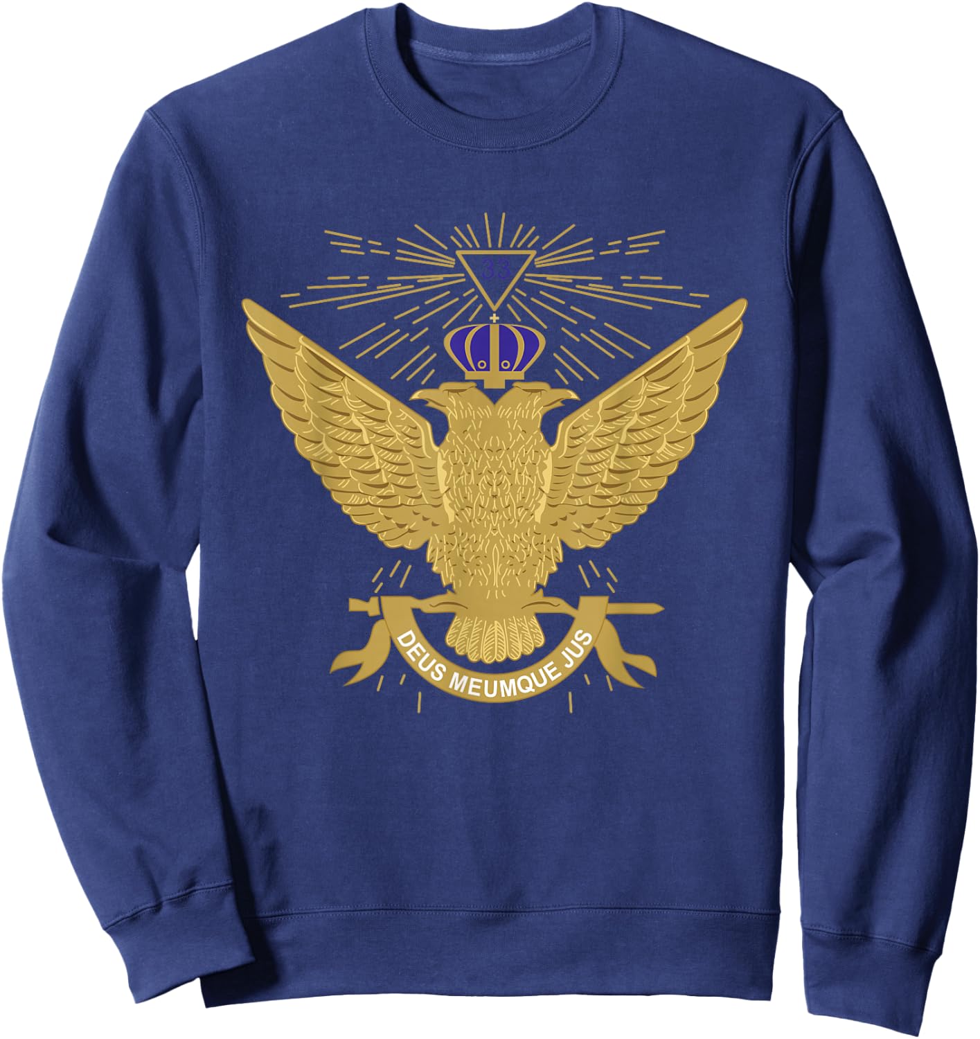 33rd Degree Mason T Shirt Masonic Scottish Rite Up Sweatshirt - Sweatshirt | Navy