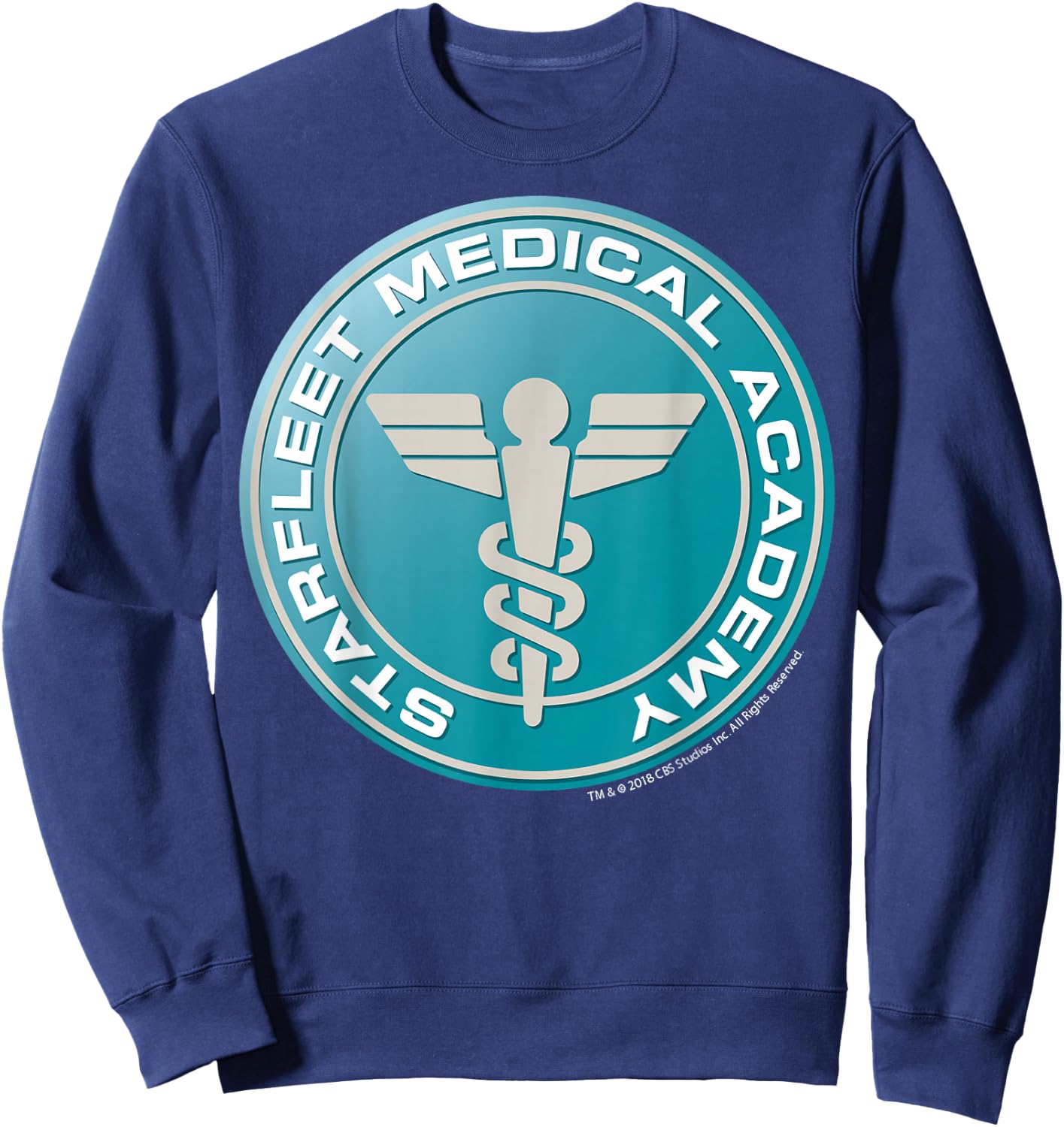 Star Trek Starfleet Medical Academy Crest Sweatshirt - Sweatshirt | Navy