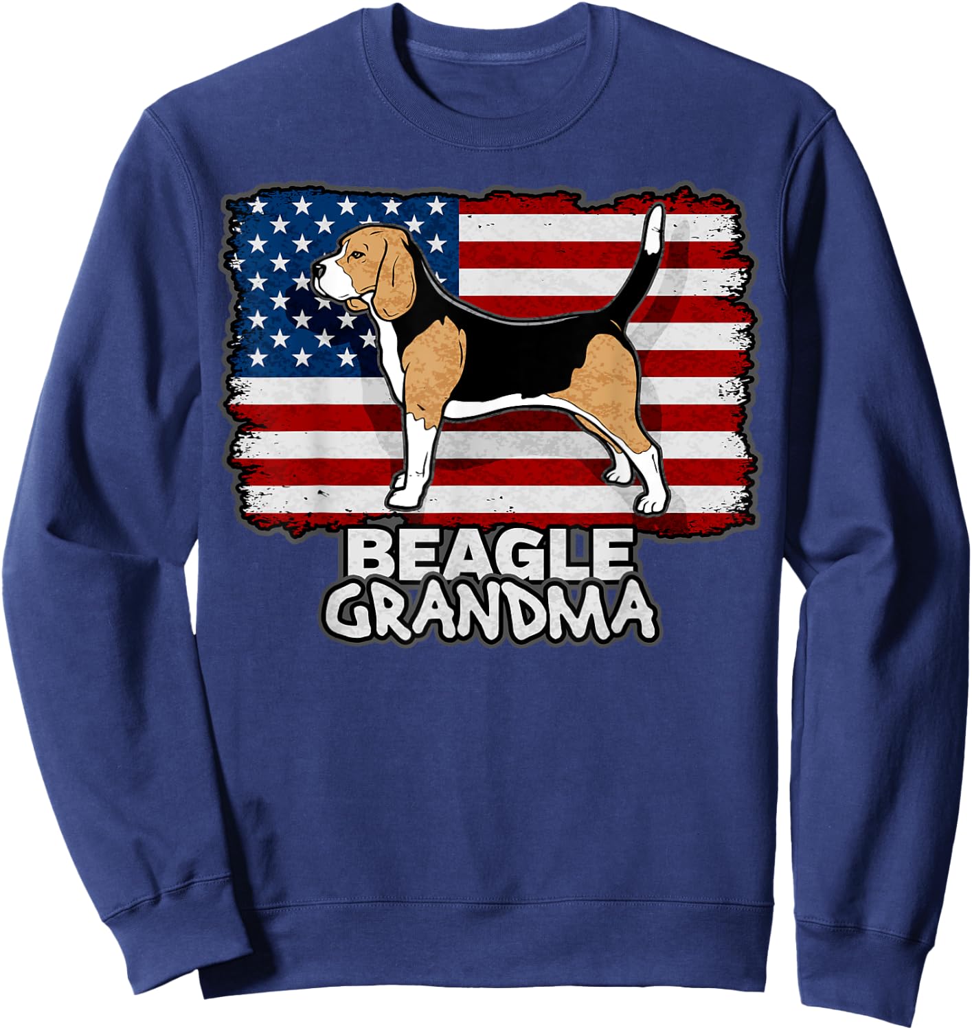 Beagle Grandma Sweatshirt - Sweatshirt | Navy