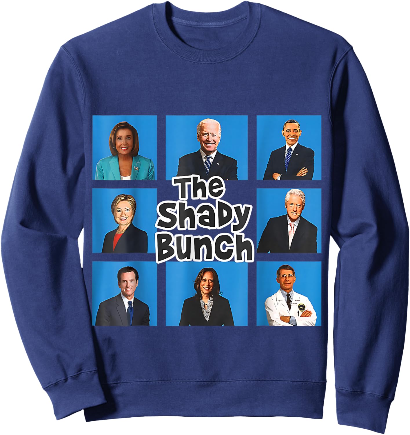Funny The Shady Bunch 2024 Sweatshirt - Sweatshirt | Navy