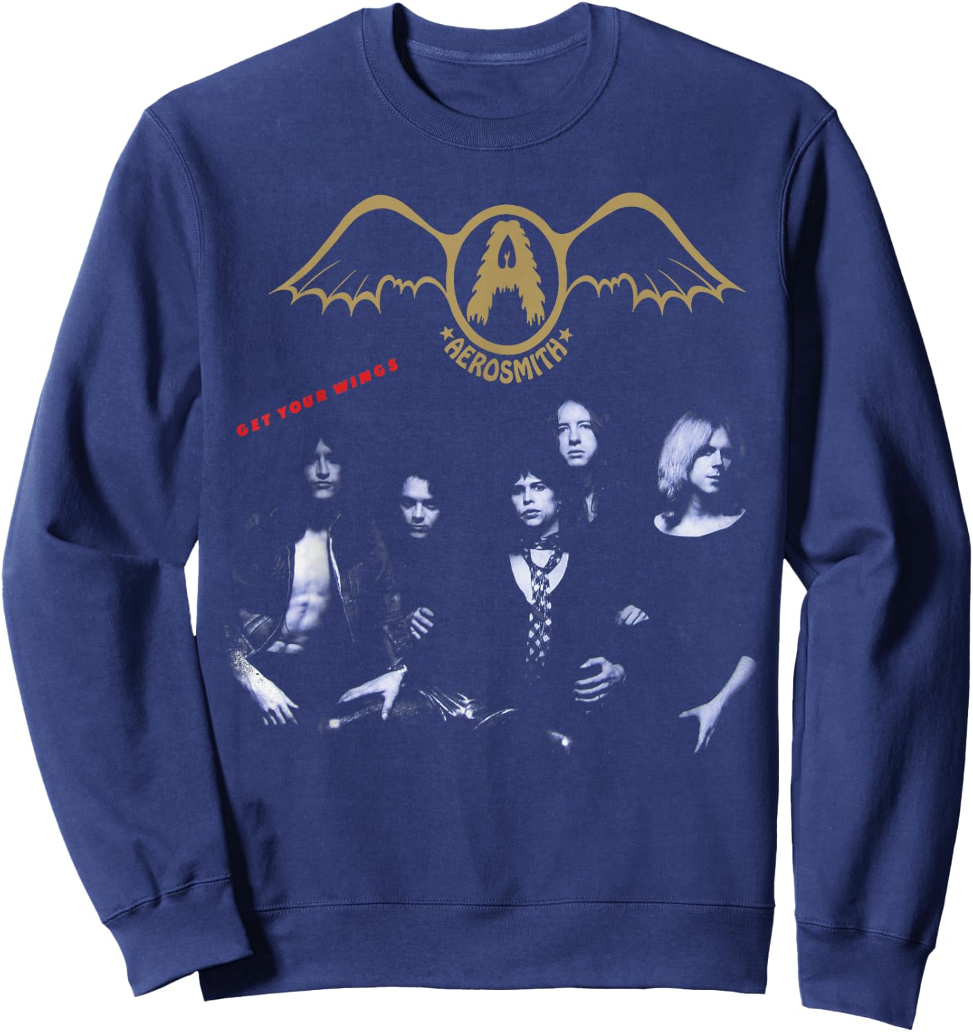 Aerosmith - Get Your Wings Sweatshirt - Sweatshirt | Navy