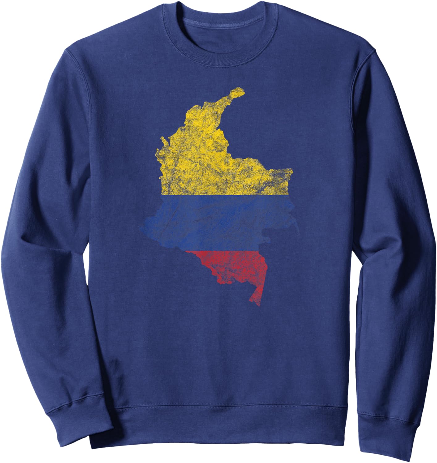 Viva Colombia Football Cafetero Soccer Football Bogota Sweatshirt - Sweatshirt | Navy