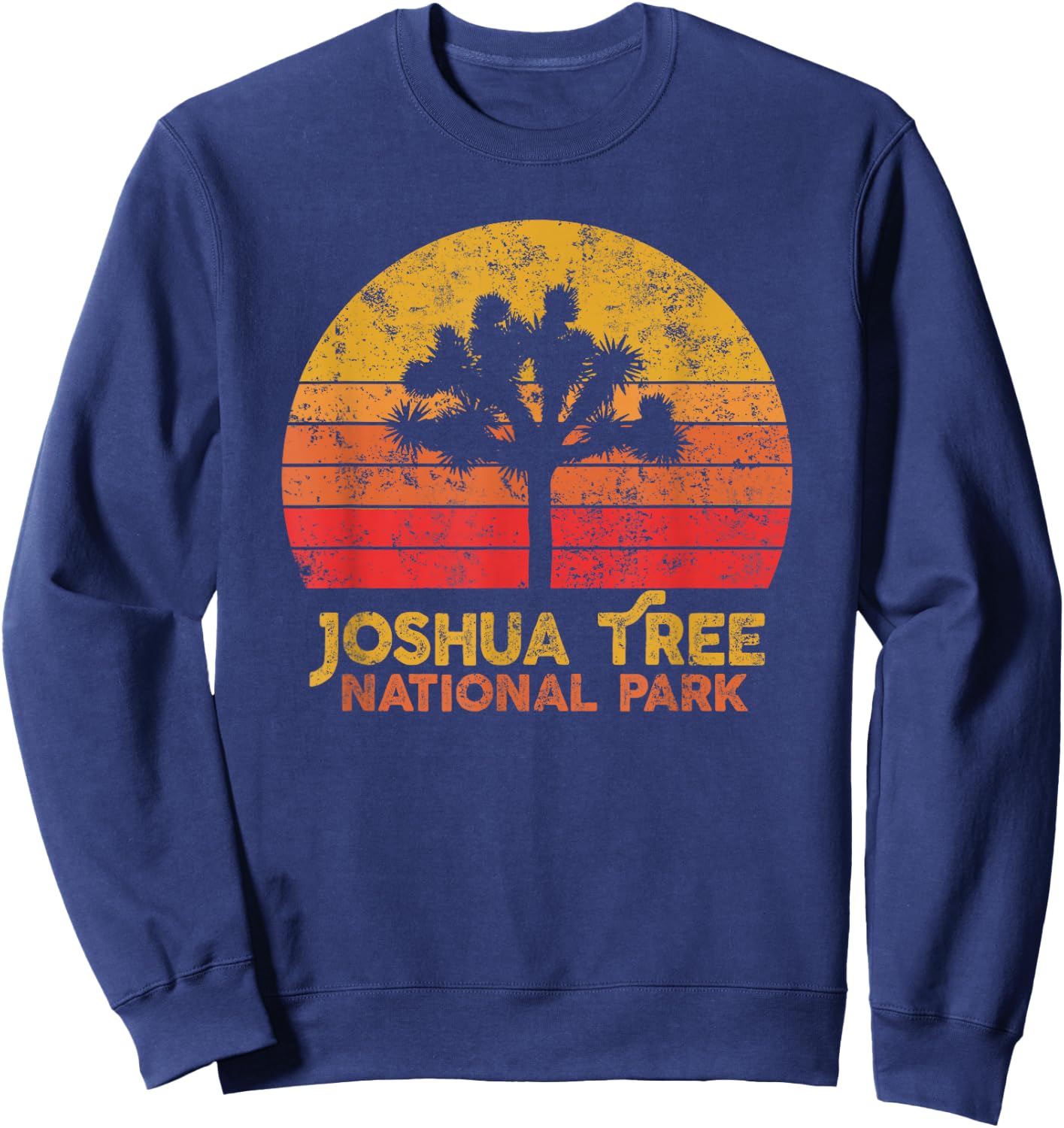 Vintage Joshua Tree National Park Retro Sweatshirt - Sweatshirt | Navy