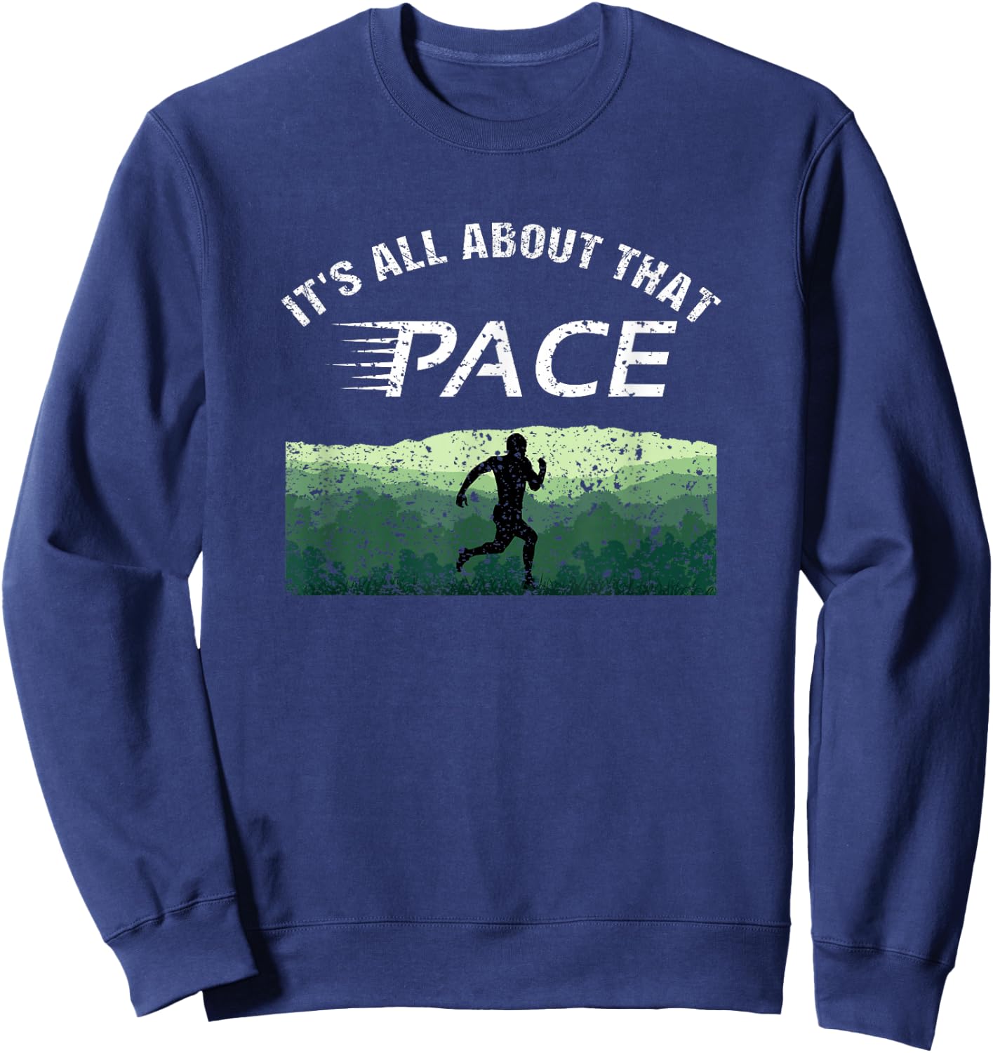 Cross Country Running for Boys, Men and Youth Sweatshirt - Sweatshirt | Navy