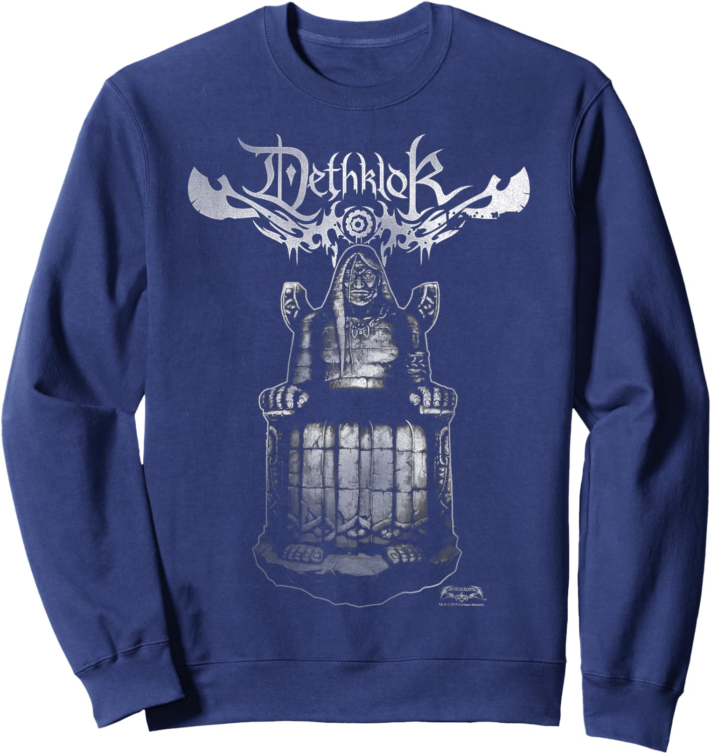 Metalocalypse Statue Sweatshirt - Sweatshirt | Navy
