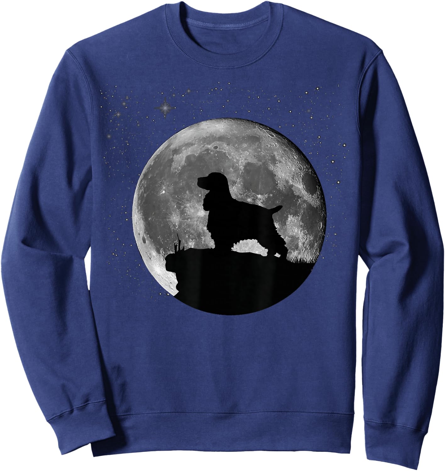English Cocker Spaniel Dog Sweatshirt - Sweatshirt | Navy