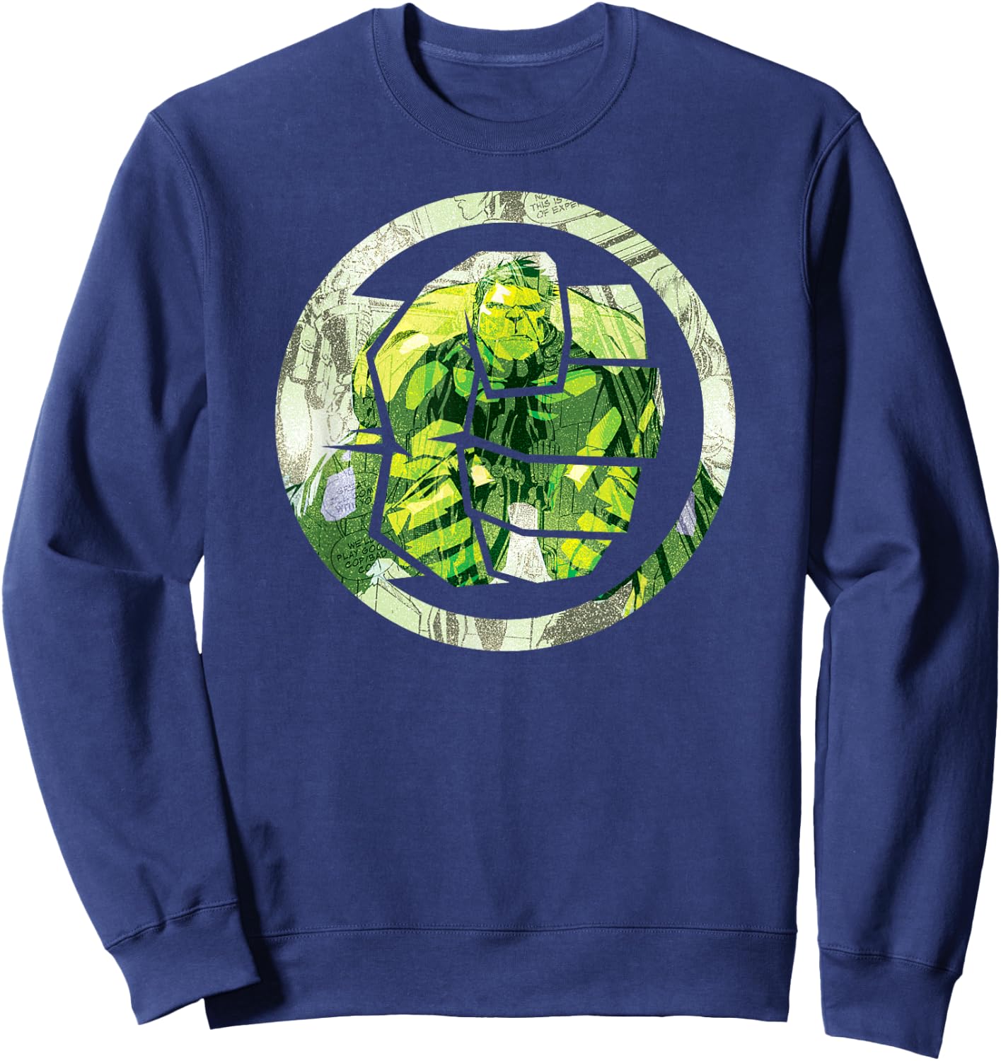 Marvel Incredible Hulk Fist Sweatshirt - Sweatshirt | Navy