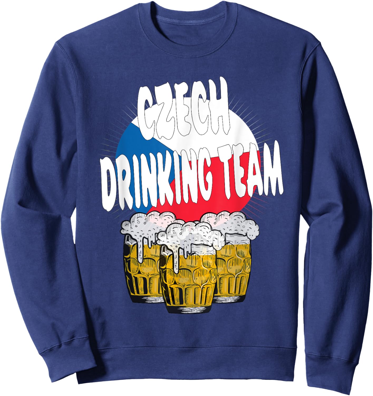 Czech drinking team Sweatshirt - Sweatshirt | Navy