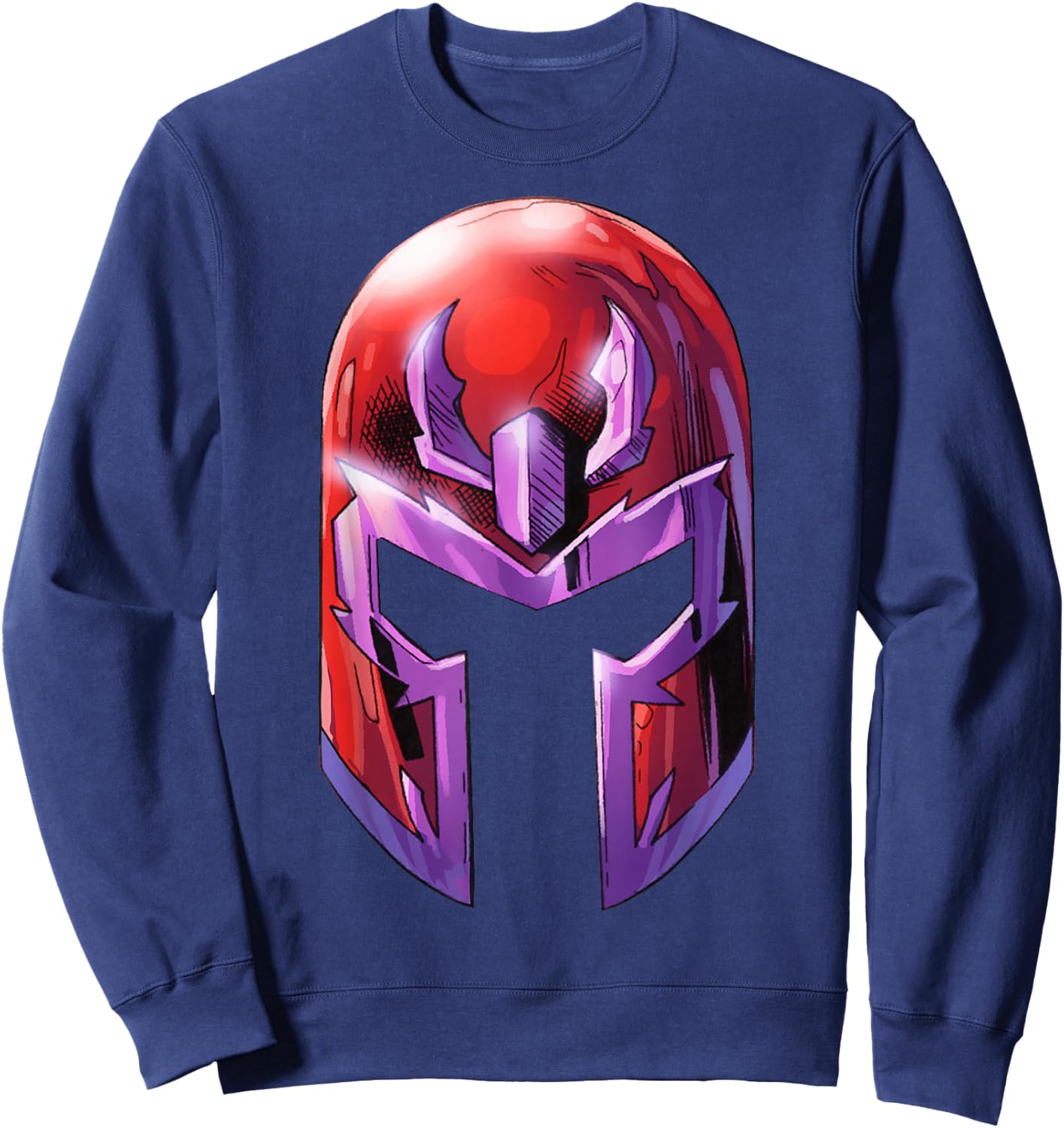 Marvel X-Men Magneto Super Epic Big Helmet Graphic Sweatshirt - Sweatshirt | Navy