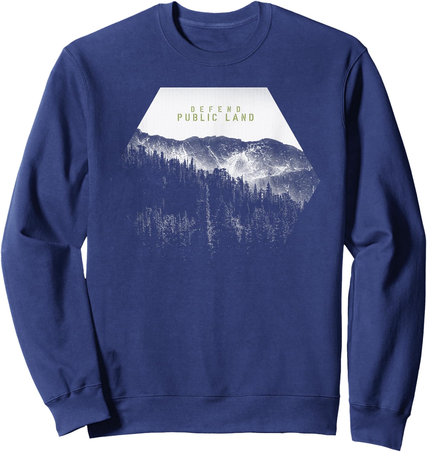 Defend Public Land Sweatshirt - Sweatshirt | Navy