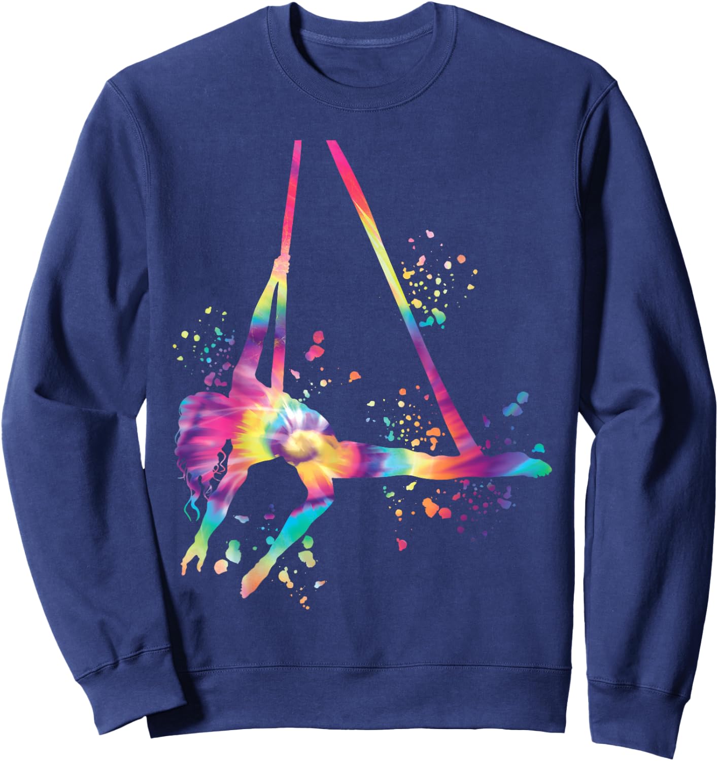 Aerialist Colorsplash Aerial Yoga Kids Aerial Silk Sweatshirt - Sweatshirt | Navy