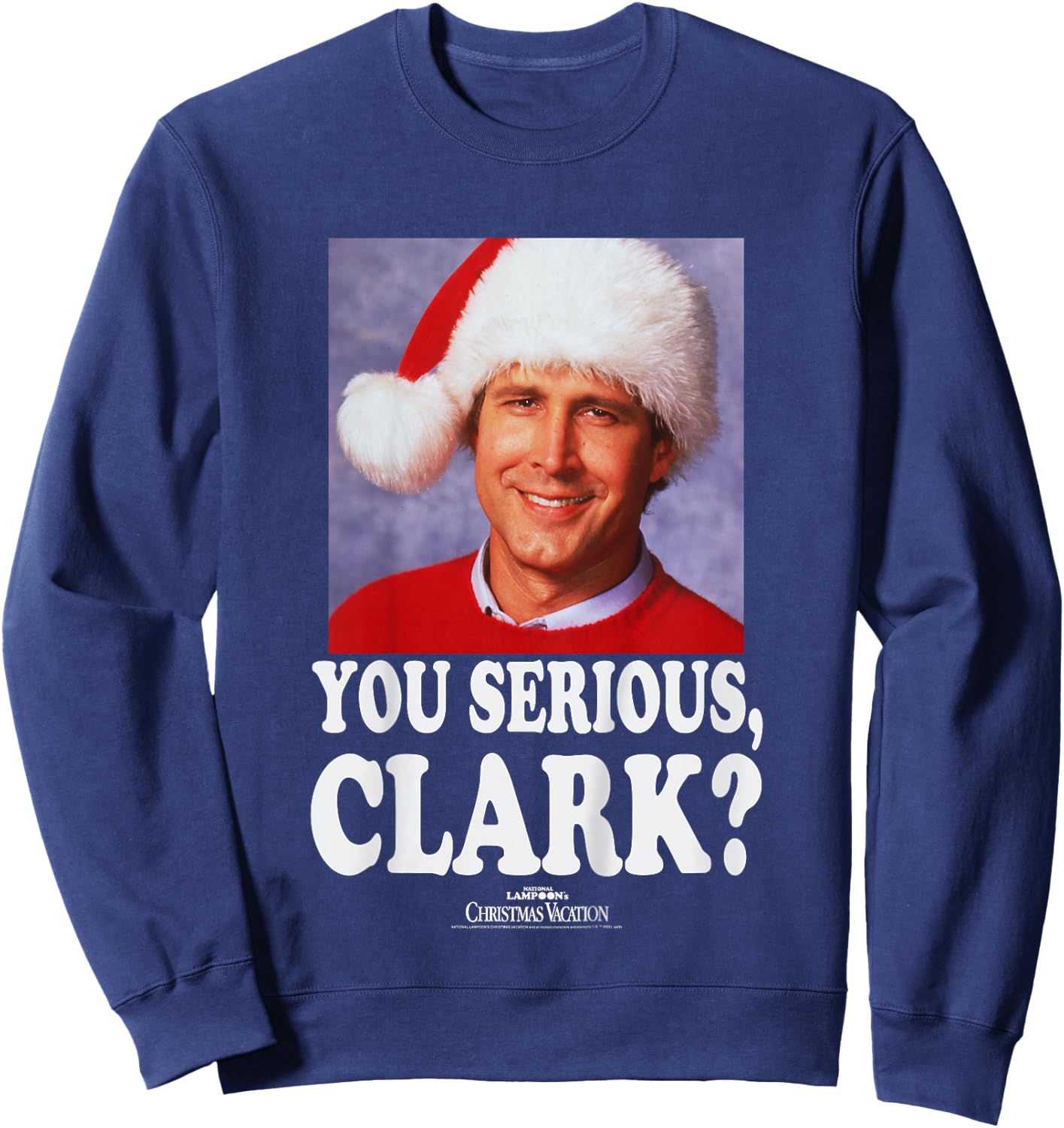 Kids National Lampoon's Christmas Vacation Clark Photo Sweatshirt - Sweatshirt | Navy