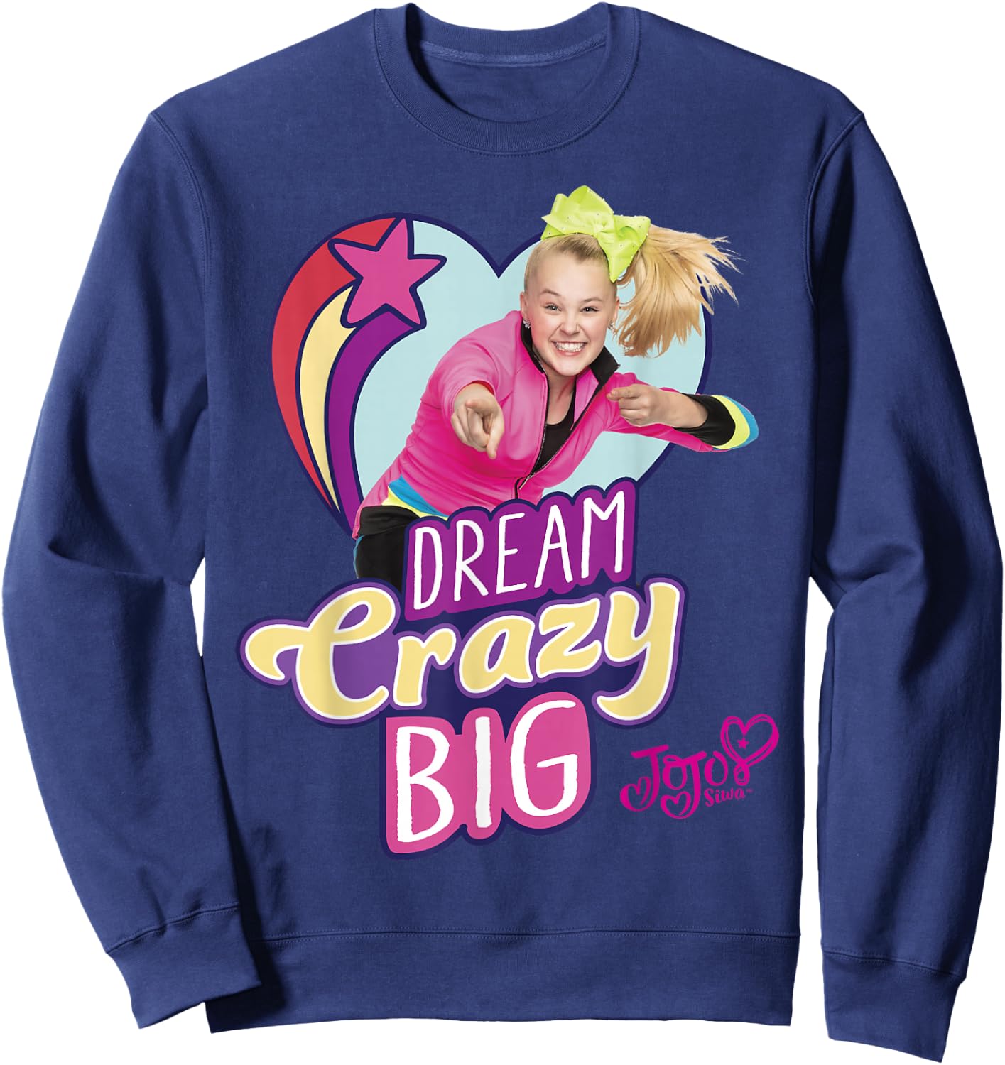 Nickelodeon JoJo Siwa Dream Crazy Big Sweatshirt - Sweatshirt | Navy