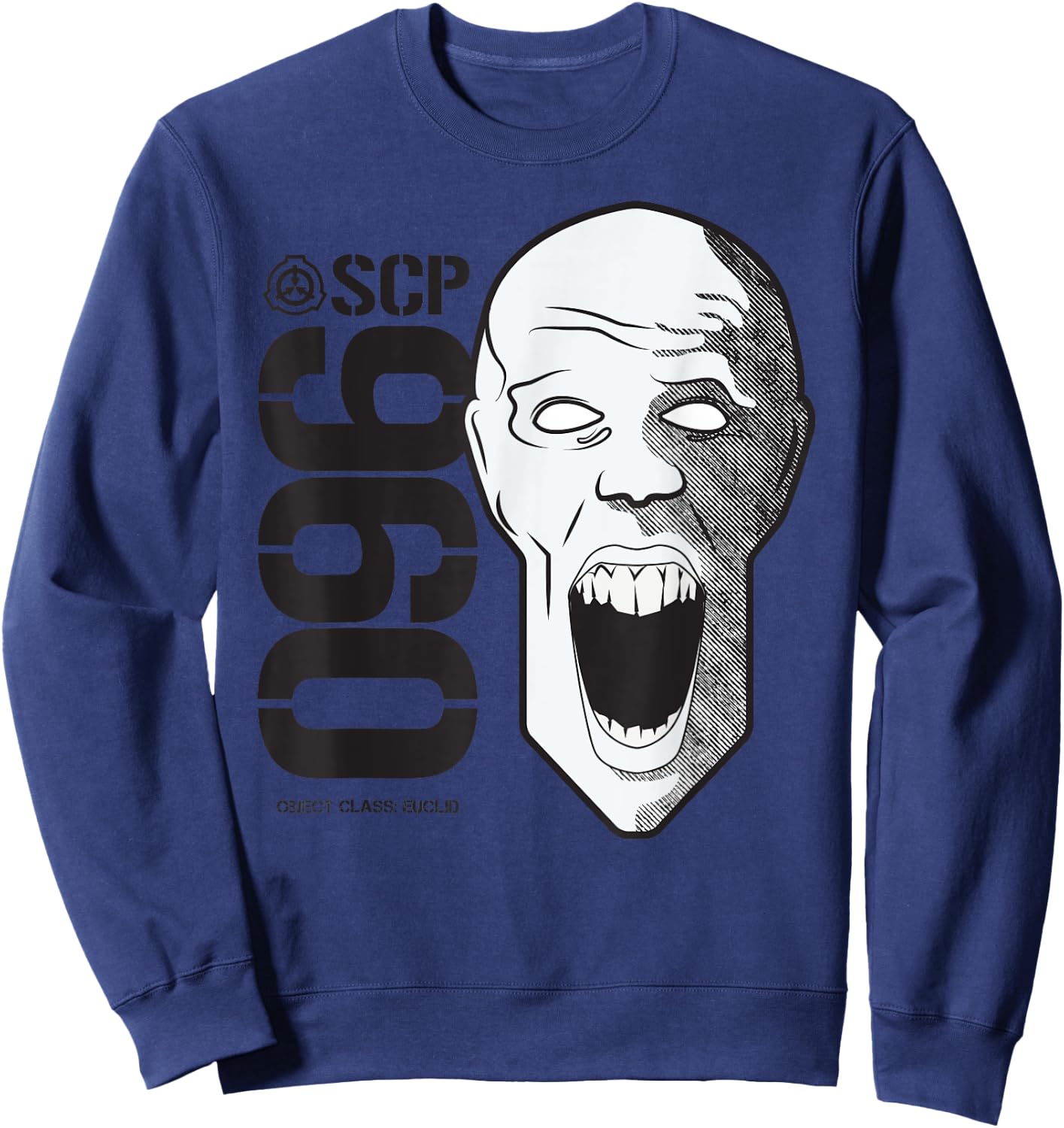 SCP-096 The Shy Guy SCP Foundation Sweatshirt - Sweatshirt | Navy
