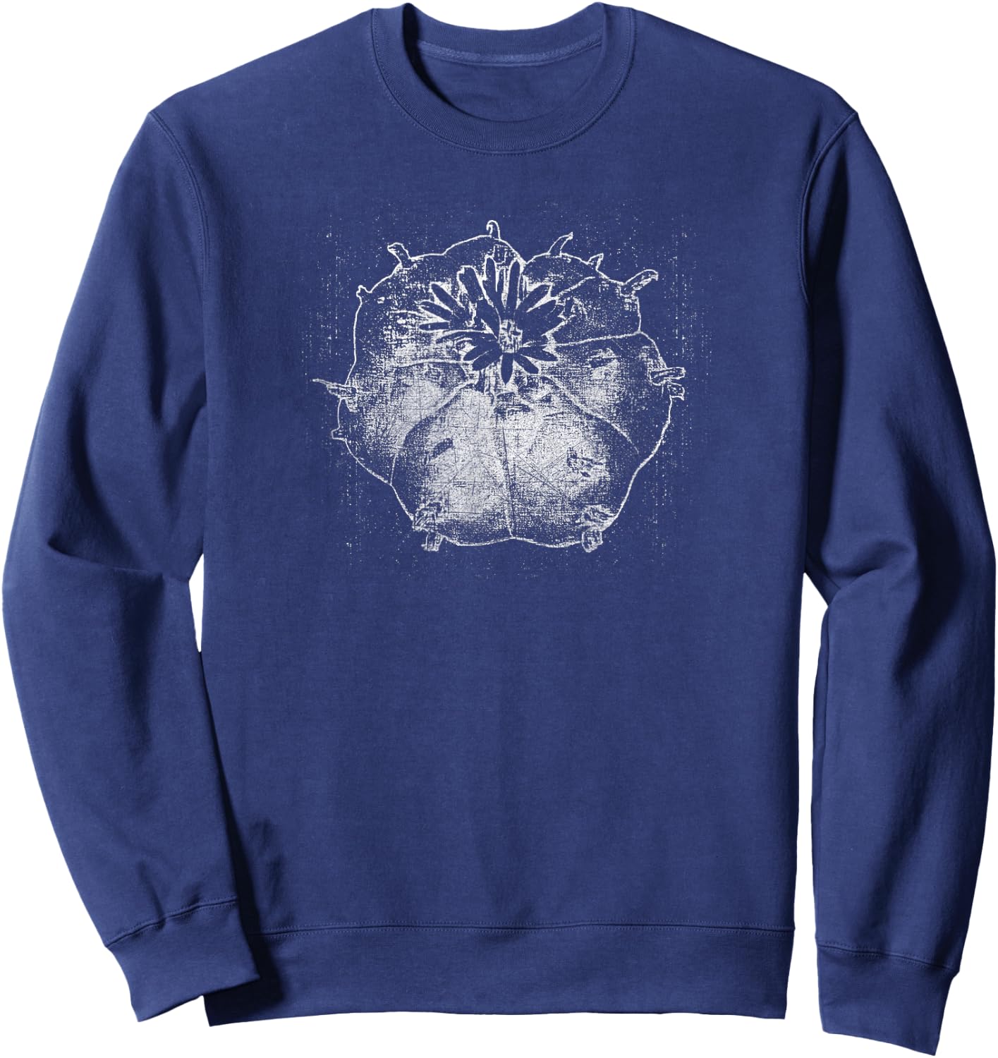 Peyote Shirt Botanist Sketch Art Sweatshirt - Sweatshirt | Navy