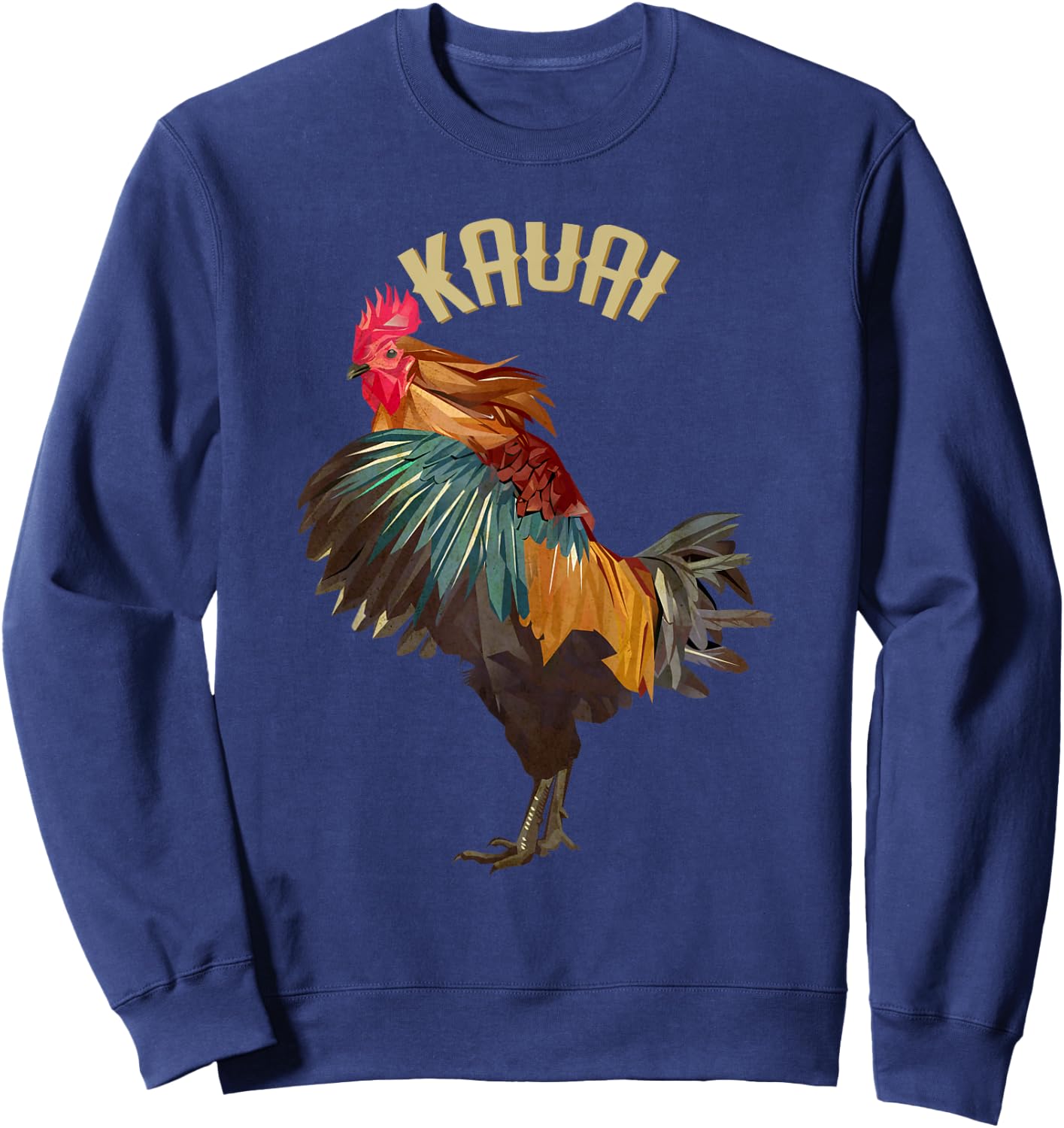 Vintage Kauai Chicken Rooster Garden of Isle Sweatshirt - Sweatshirt | Navy