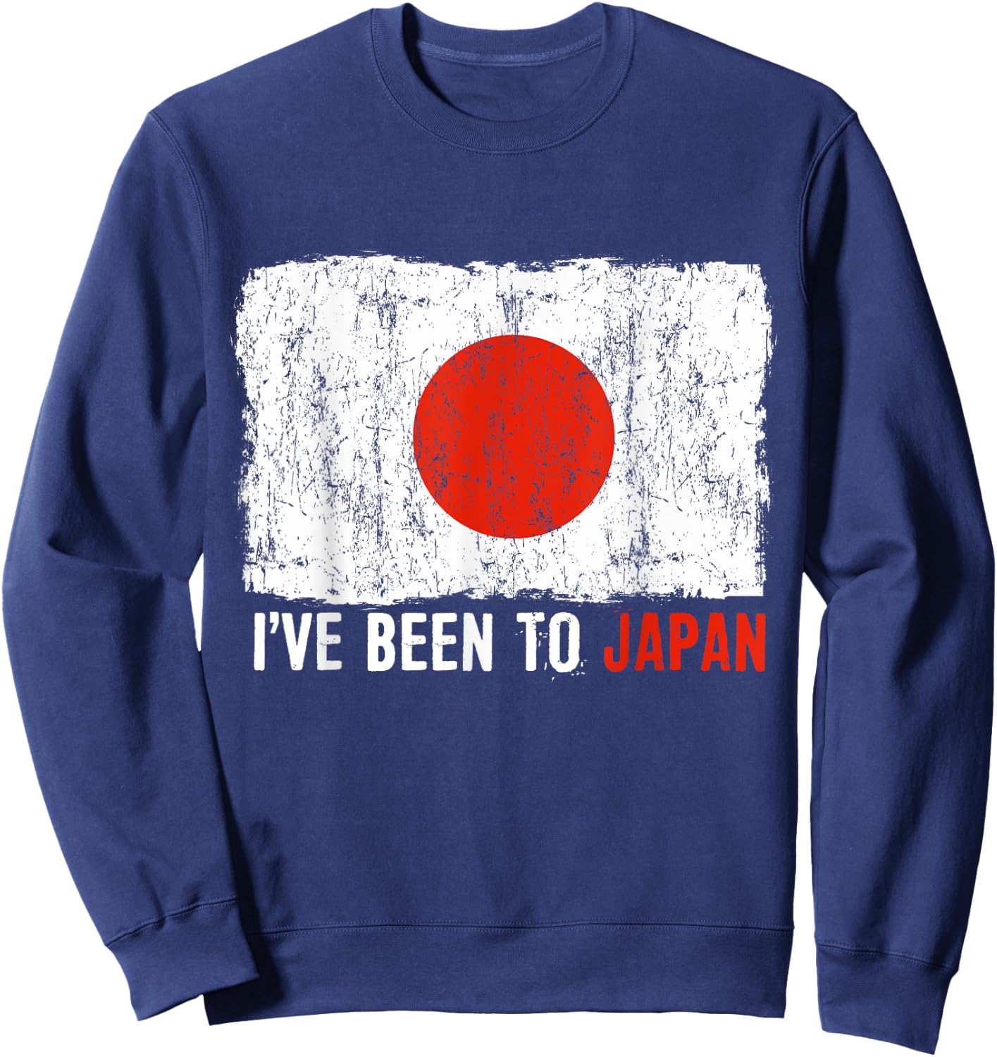 I've Been to Japan Travel Vacation Sweatshirt - Sweatshirt | Navy