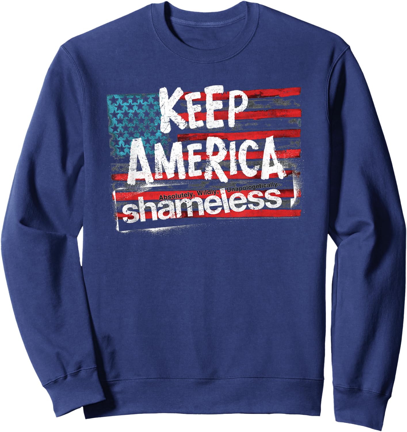 Shameless Trash Land Sweatshirt - Sweatshirt | Navy