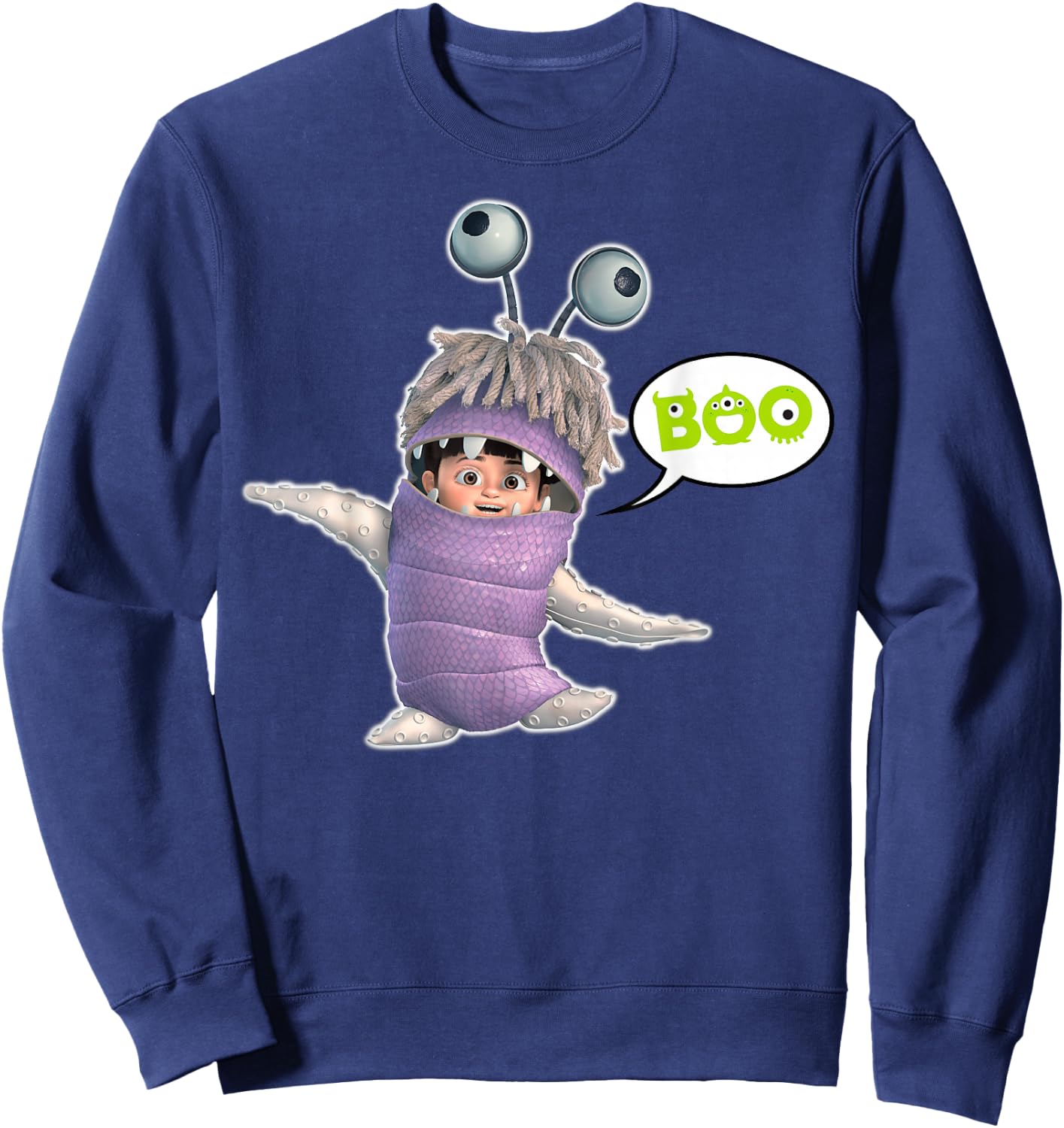 Disney Pixar Monsters, Inc. Boo Costume Dancing Graphic Sweatshirt - Sweatshirt | Navy