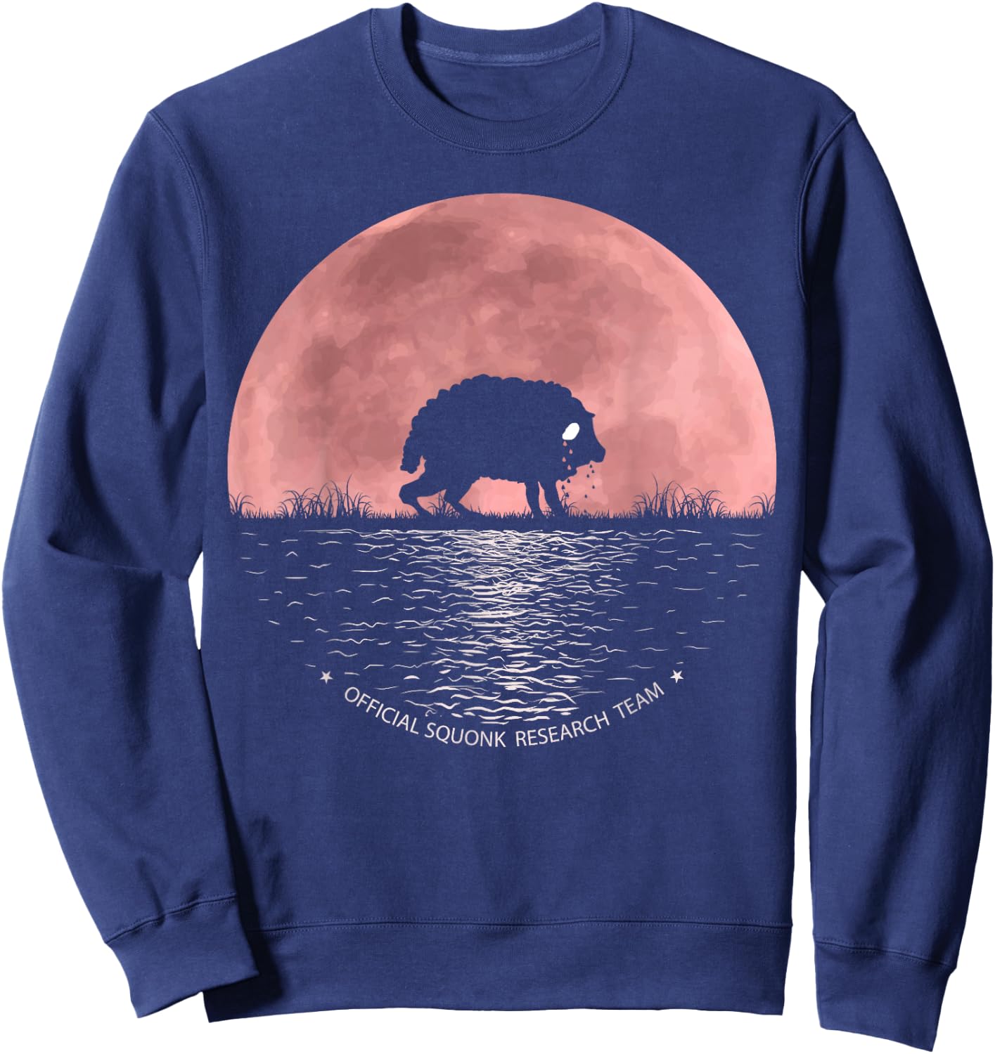 Cryptid Squonk Research Team Men Women Kids! Cryptozoology Sweatshirt - Sweatshirt | Navy