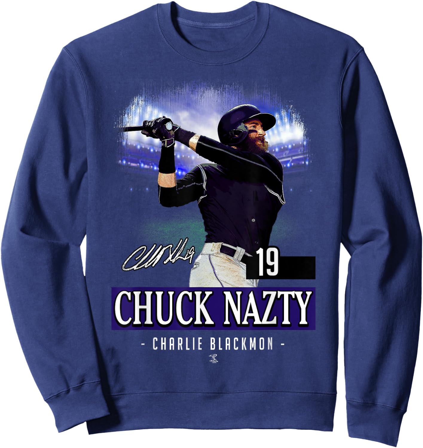Charlie Blackmon - Apparel Sweatshirt - Sweatshirt | Navy