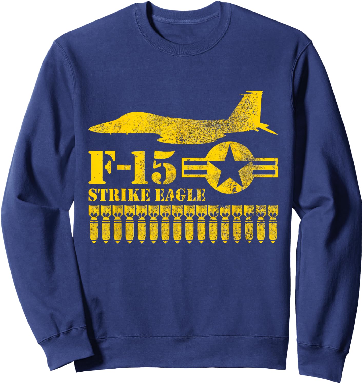 F-15 Strike Eagle Air Force T shirt Sweatshirt - Sweatshirt | Navy