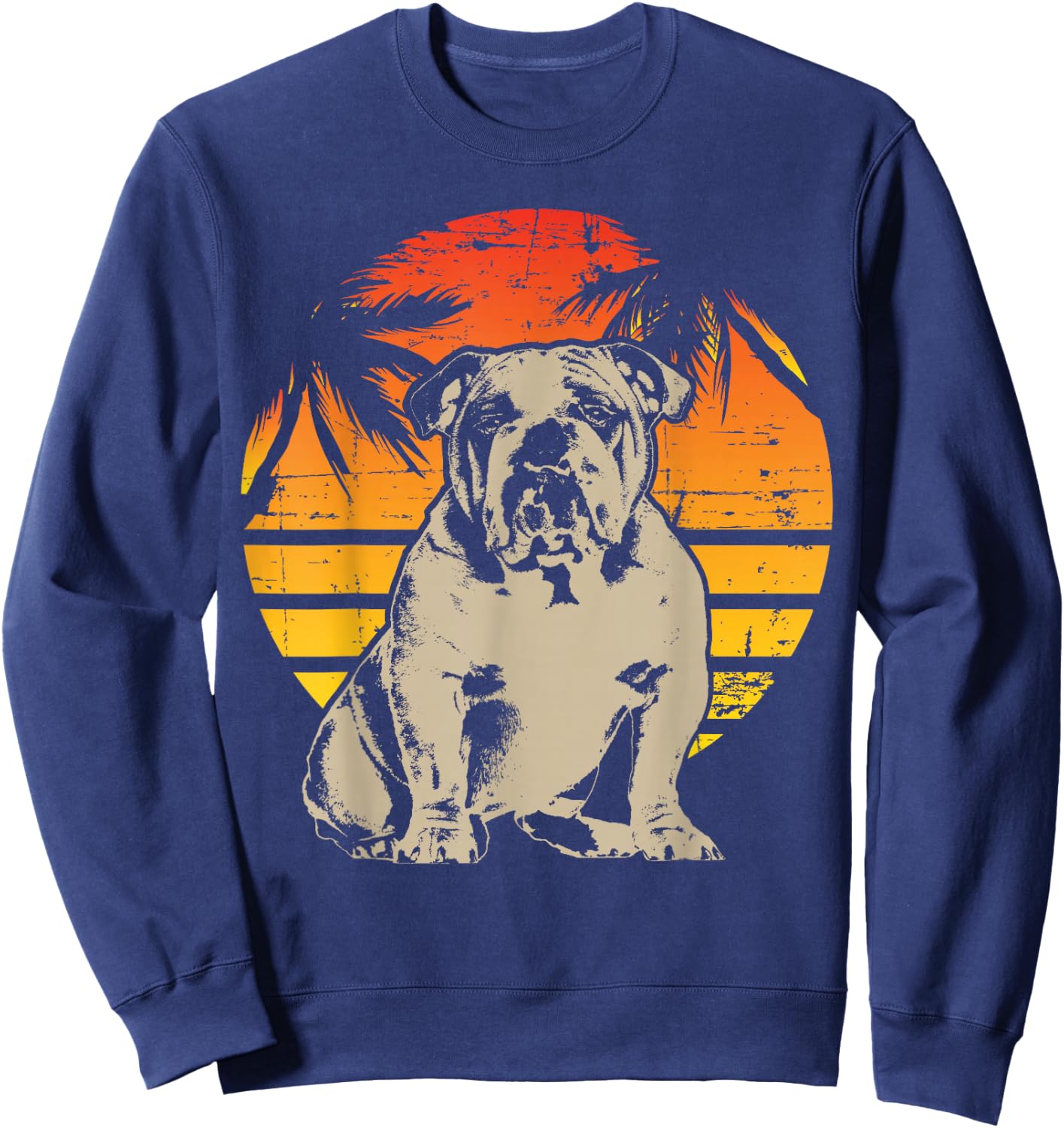 English Bulldog British Bulldog Sweatshirt - Sweatshirt | Navy