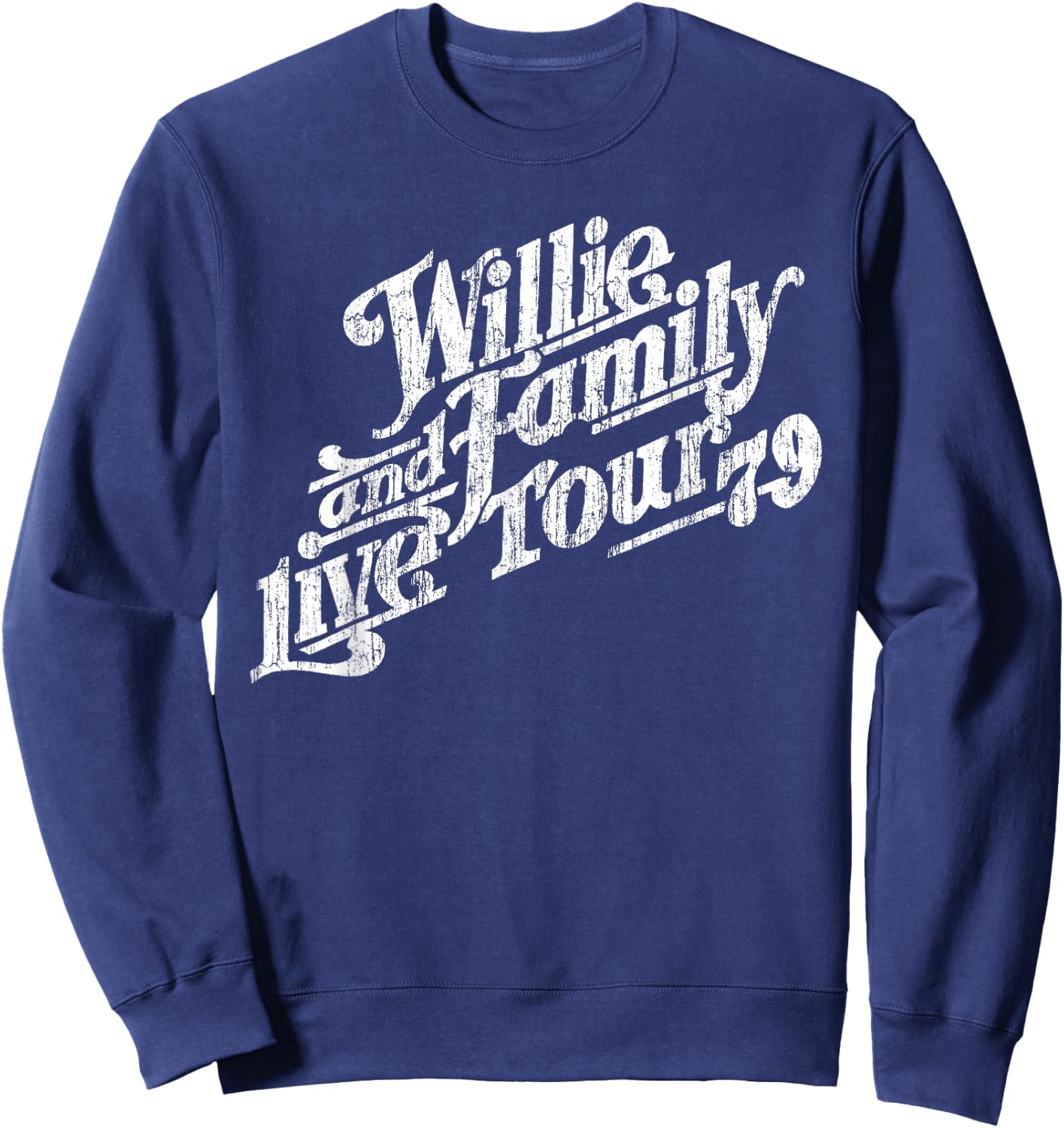 Willie and Family Live Tour 79 Sweatshirt - Sweatshirt | Navy