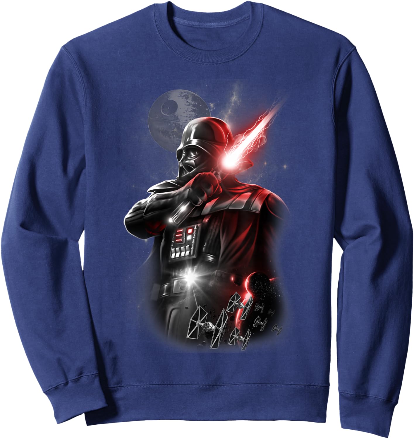 Star Wars Darth Vader Lightsaber Portrait Sweatshirt - Sweatshirt | Navy