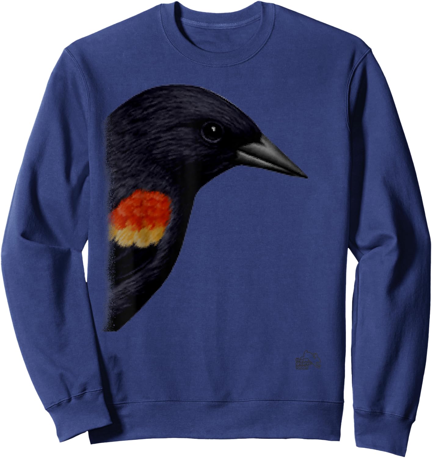 Red Winged Black Bird Sweatshirt - Sweatshirt | Navy